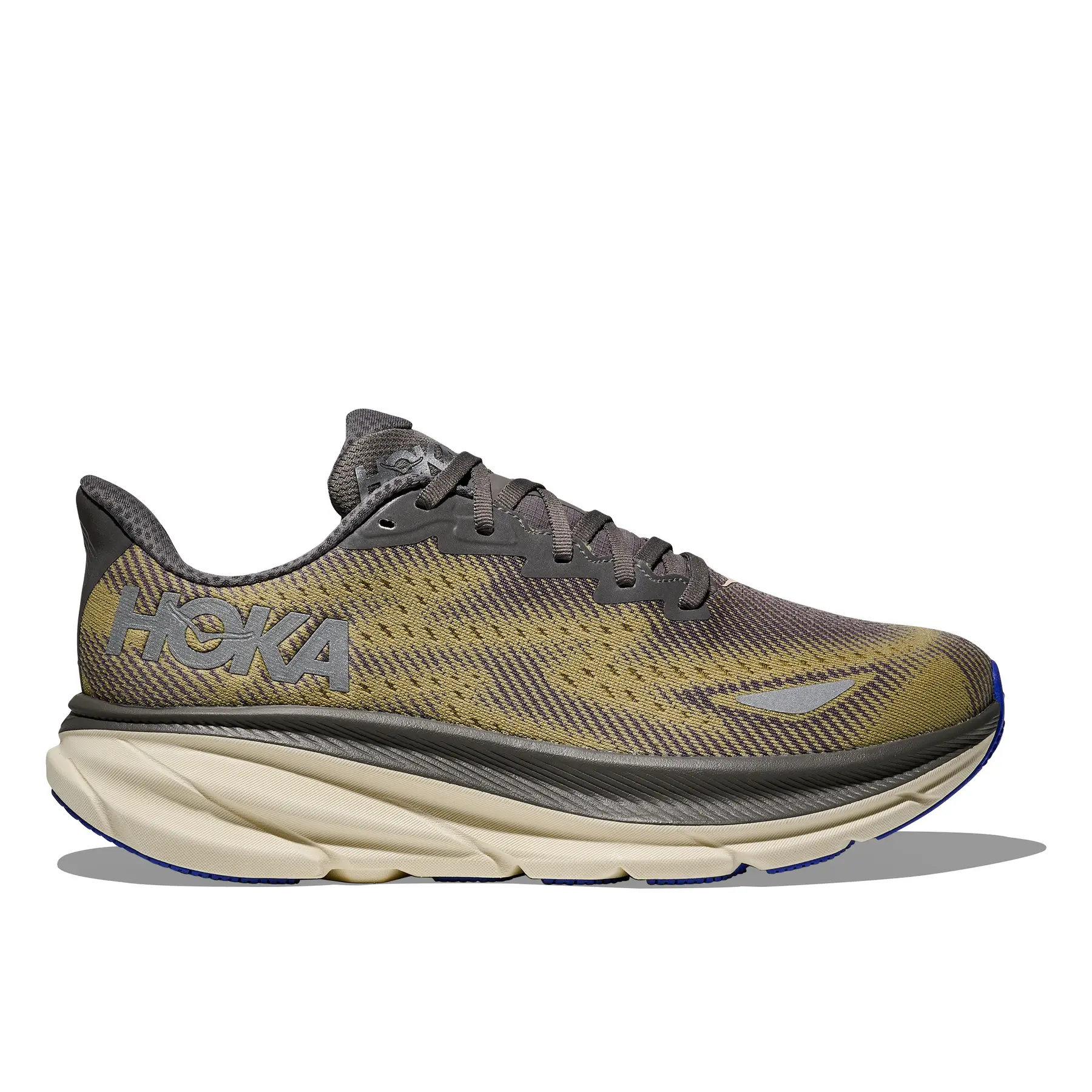 Hoka Men's Gris Running Shoes Clifton 9 Gtx
