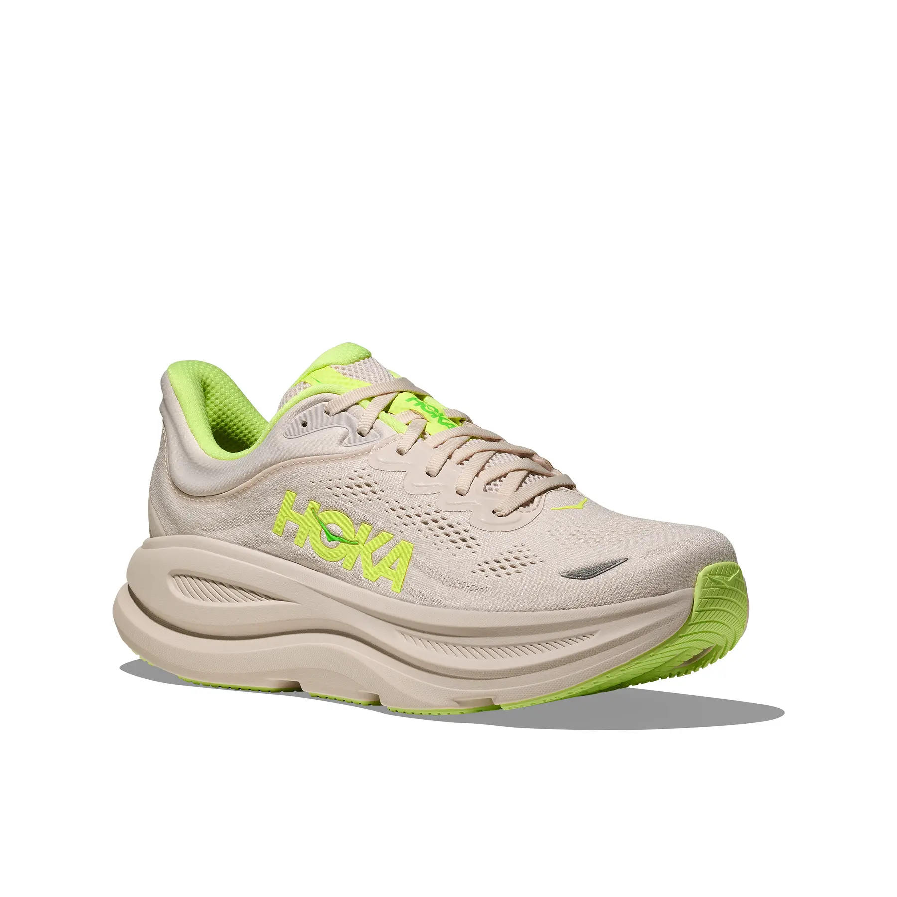Hoka Men's Beige Running Shoes Bondi 9