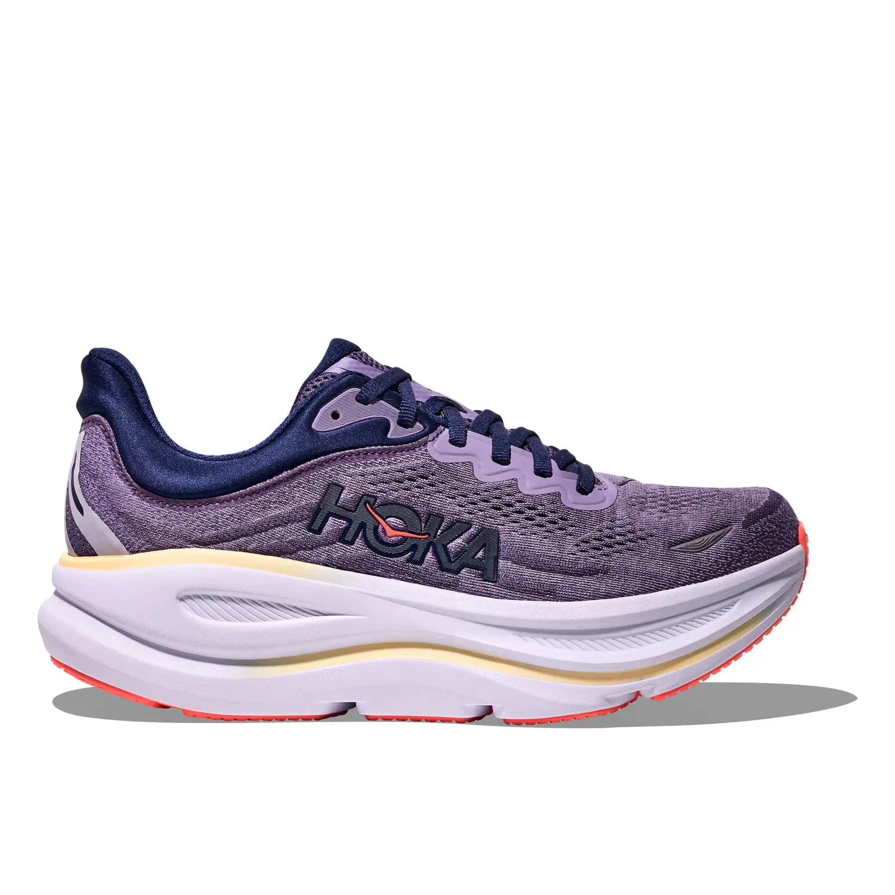 Hoka Women's Violet Running Shoes Bondi 9