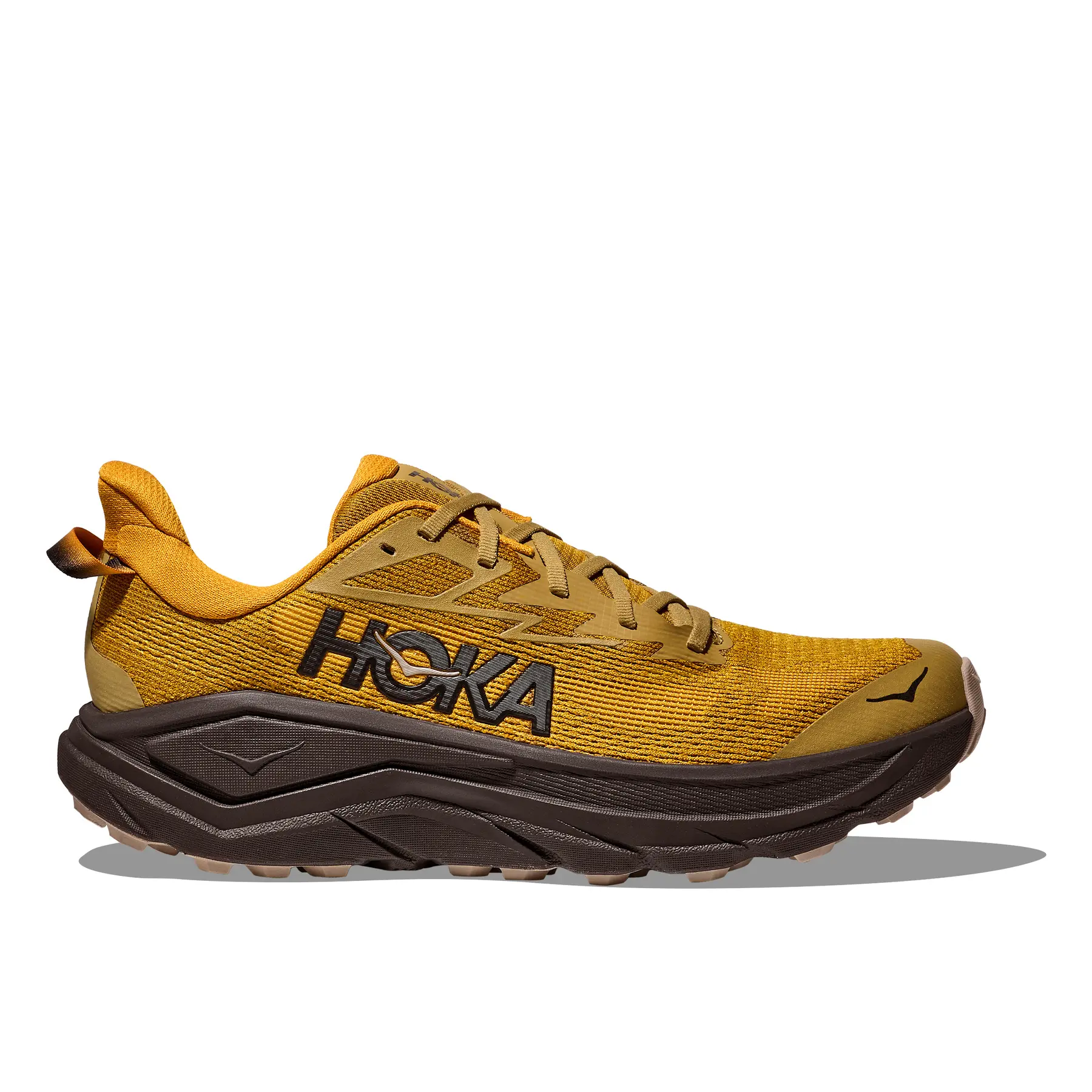 HOKA one one Hoka Challenger 8 Hardloopschoen Heren (Maat - US 10, Kleur - Mustard seed / Black)