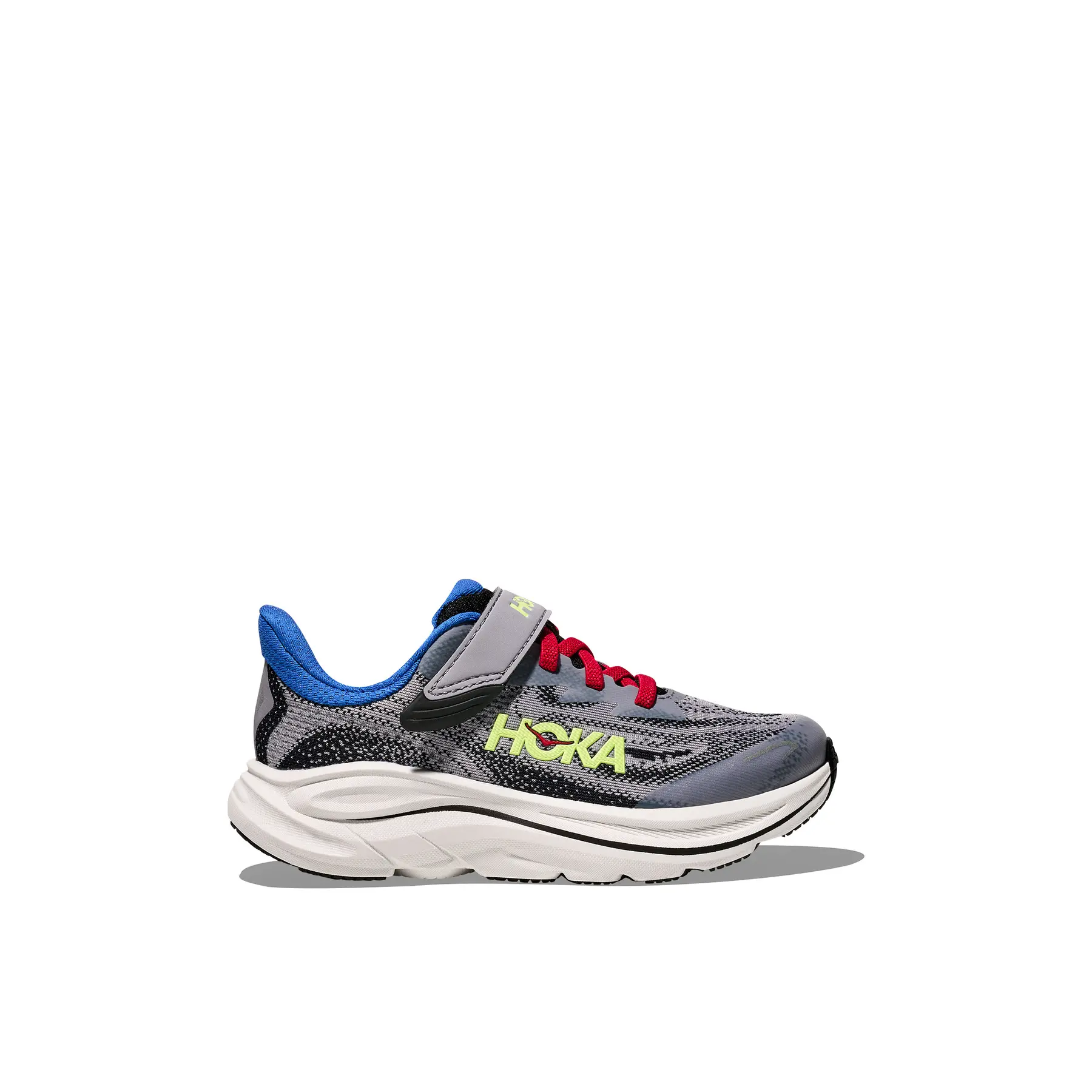Hoka Unisex Kids Gris Children's Running Shoes Clifton 10