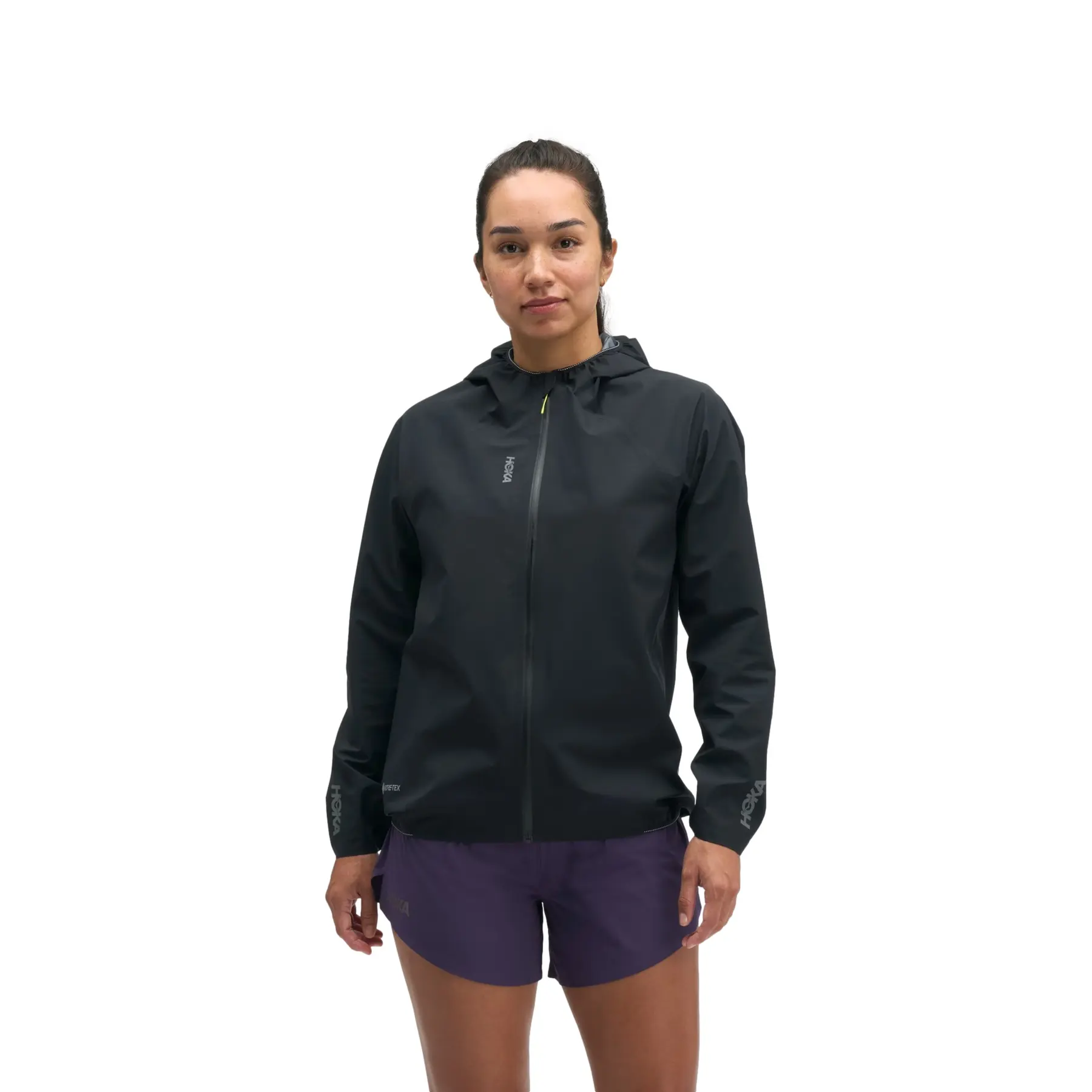 Veste imperméable à capuche femme Hoka Skybreeze GTX