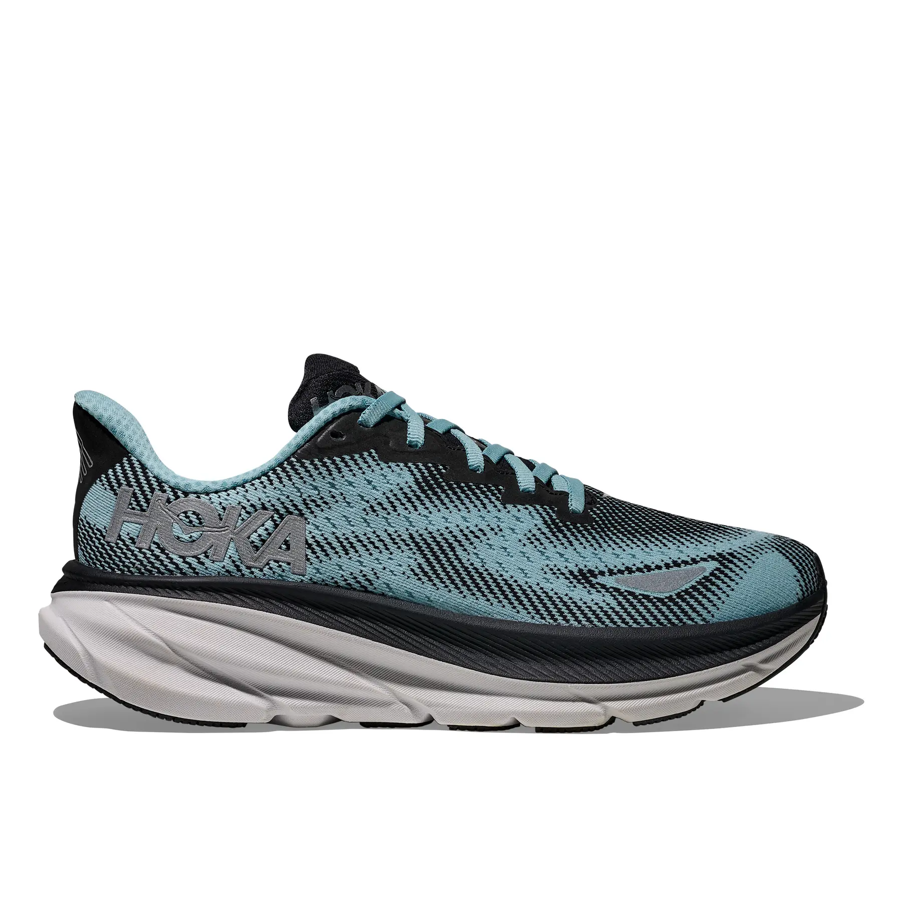 Hoka Women's Noir Running Shoes Clifton 9 Gtx