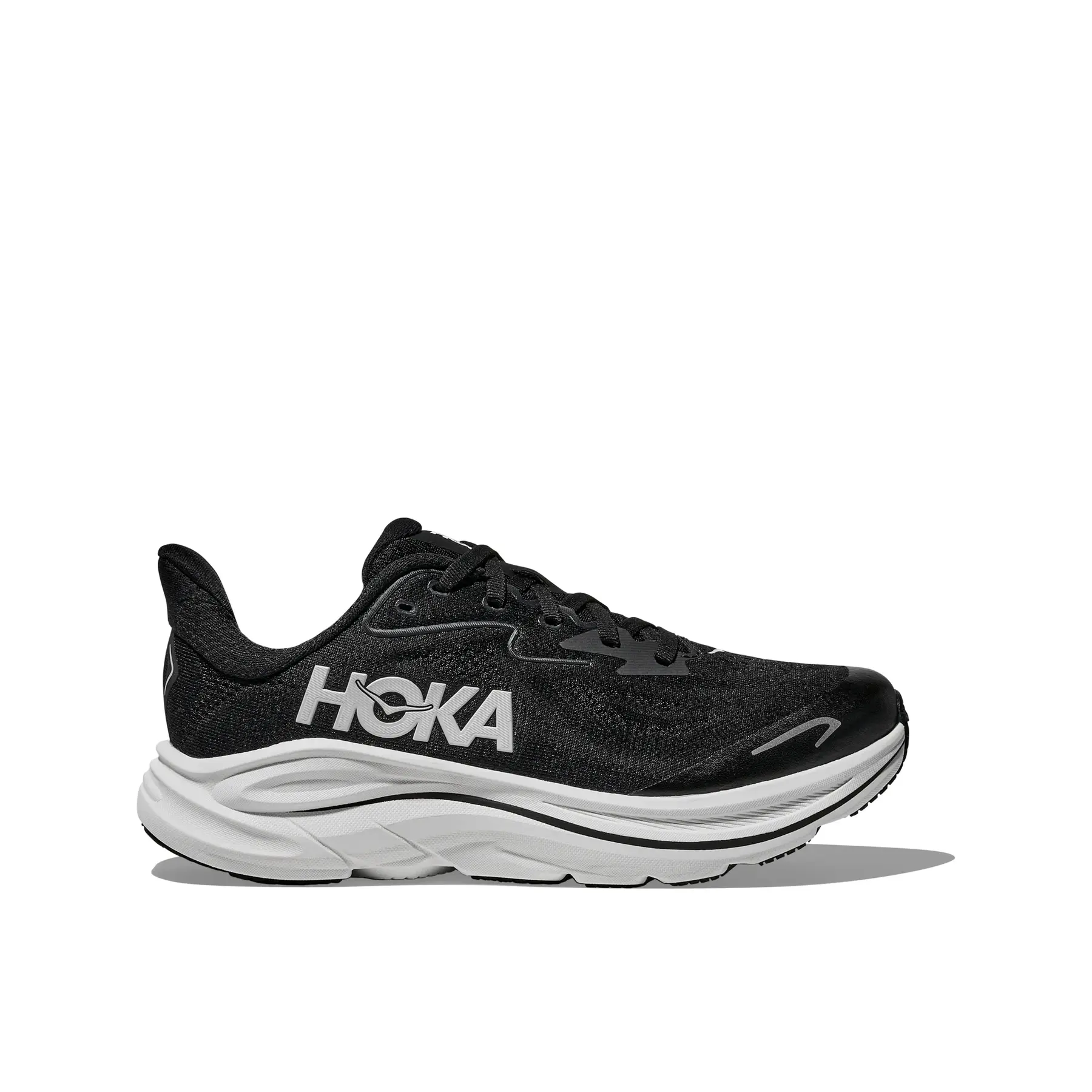 Hoka Unisex Kids Noir Children's Running Shoes Clifton 10