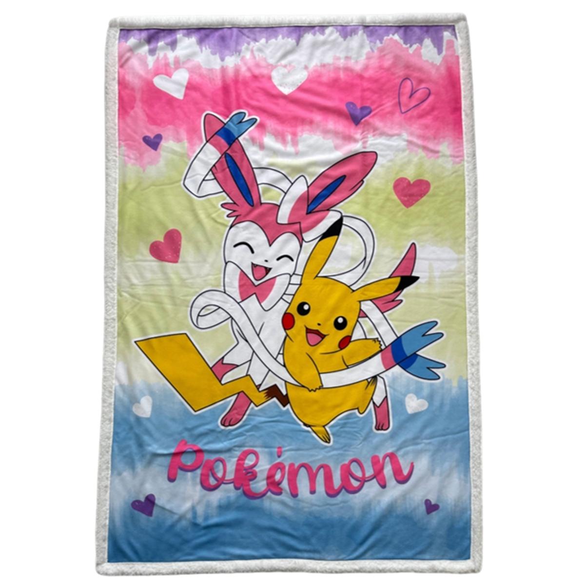 3700043316980 - Sherpa-Plaid Pokemon Pikachu Nymphali