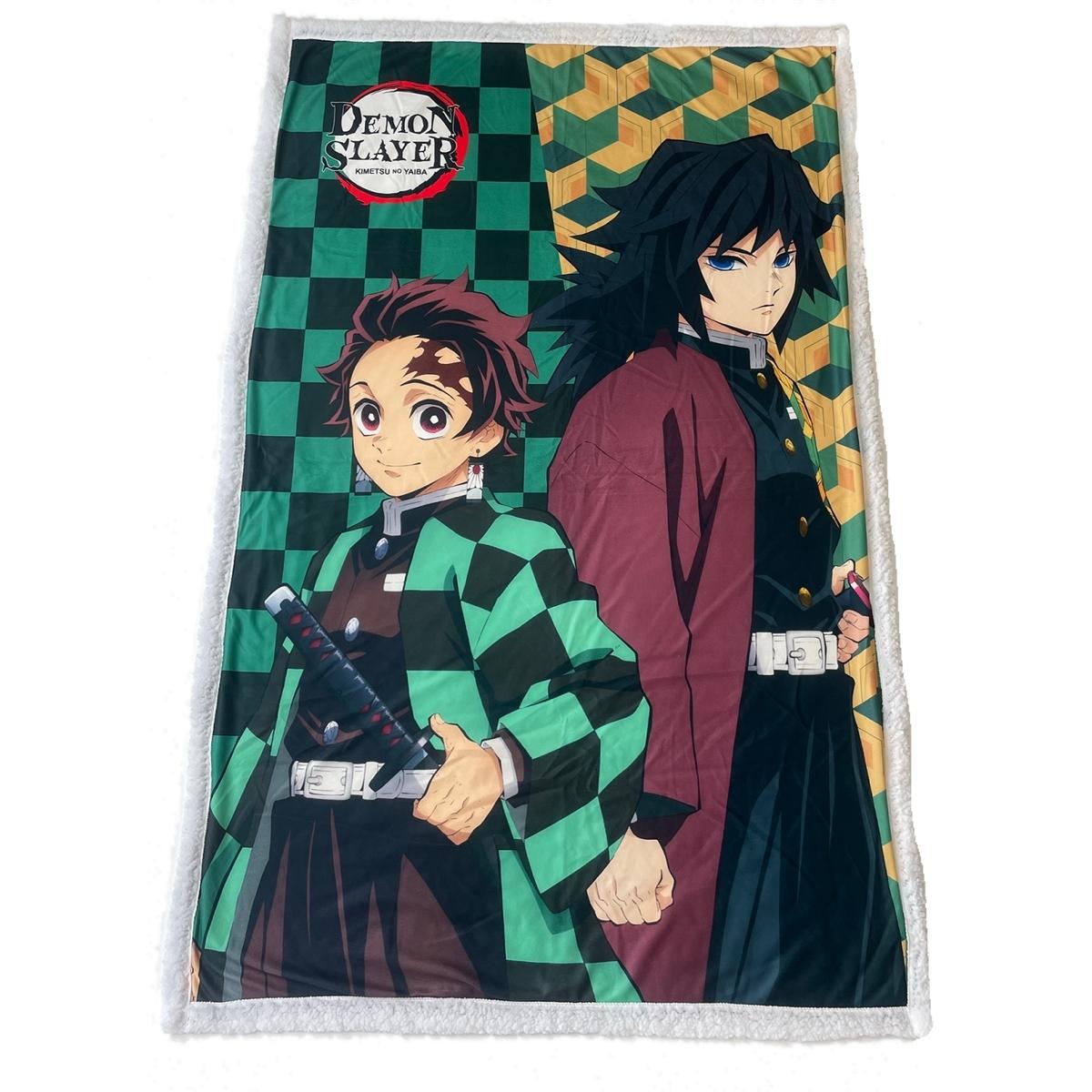 3700043311039 - Sherpa-Decke für Kinder Demon Slayer Tanjiro & Tomioka