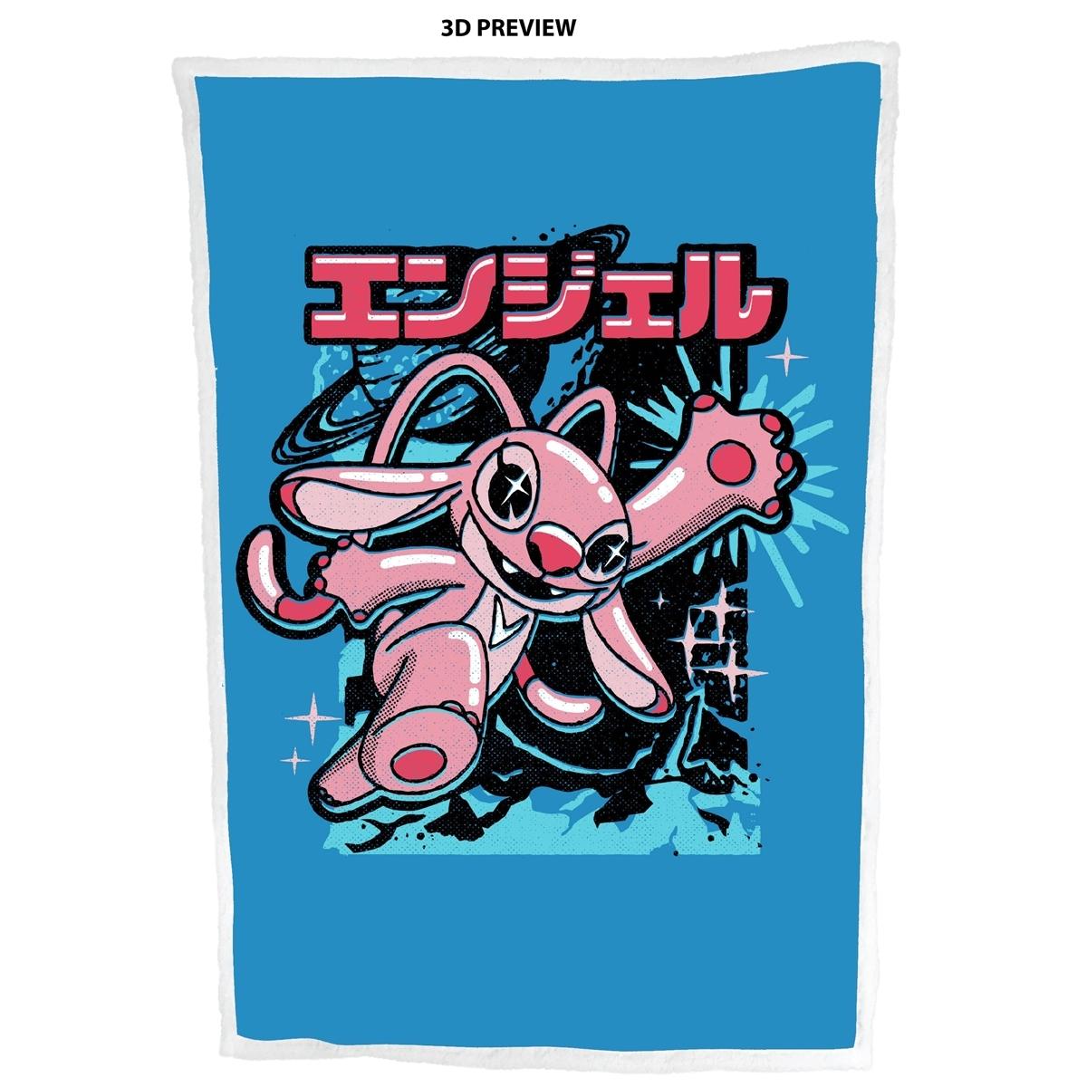 3700043313859 - Sherpa-Decke für Kinder Stitch Angel Japan