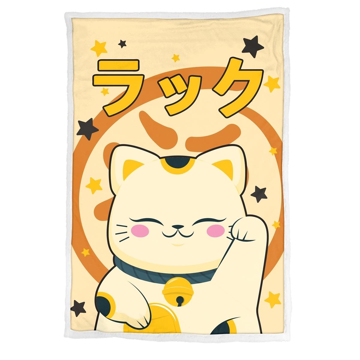 3700043313910 - Sherpa-Plaid Maneki Neko