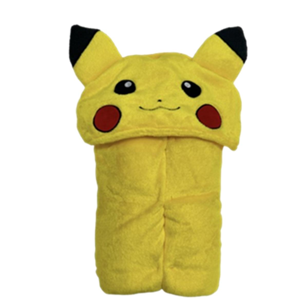 3700891701310 - Kinder Kapuzenplaid Pokemon Pikachu