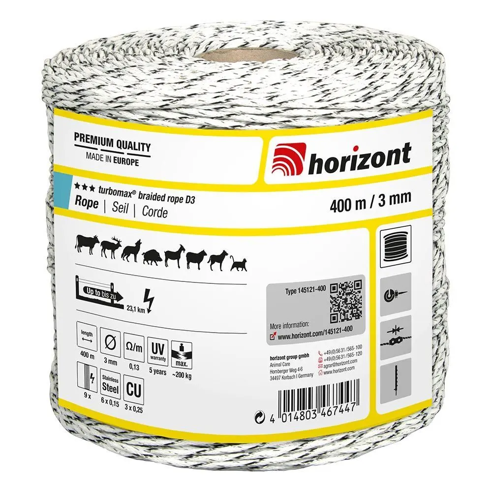 Fil tressé Horizont Turbomax D3 400 m