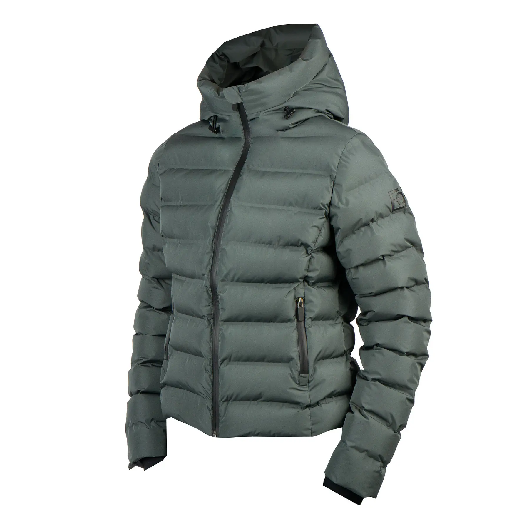 Horka - Pufferjas Kort Penelope - Shadow Steel - Maat XS