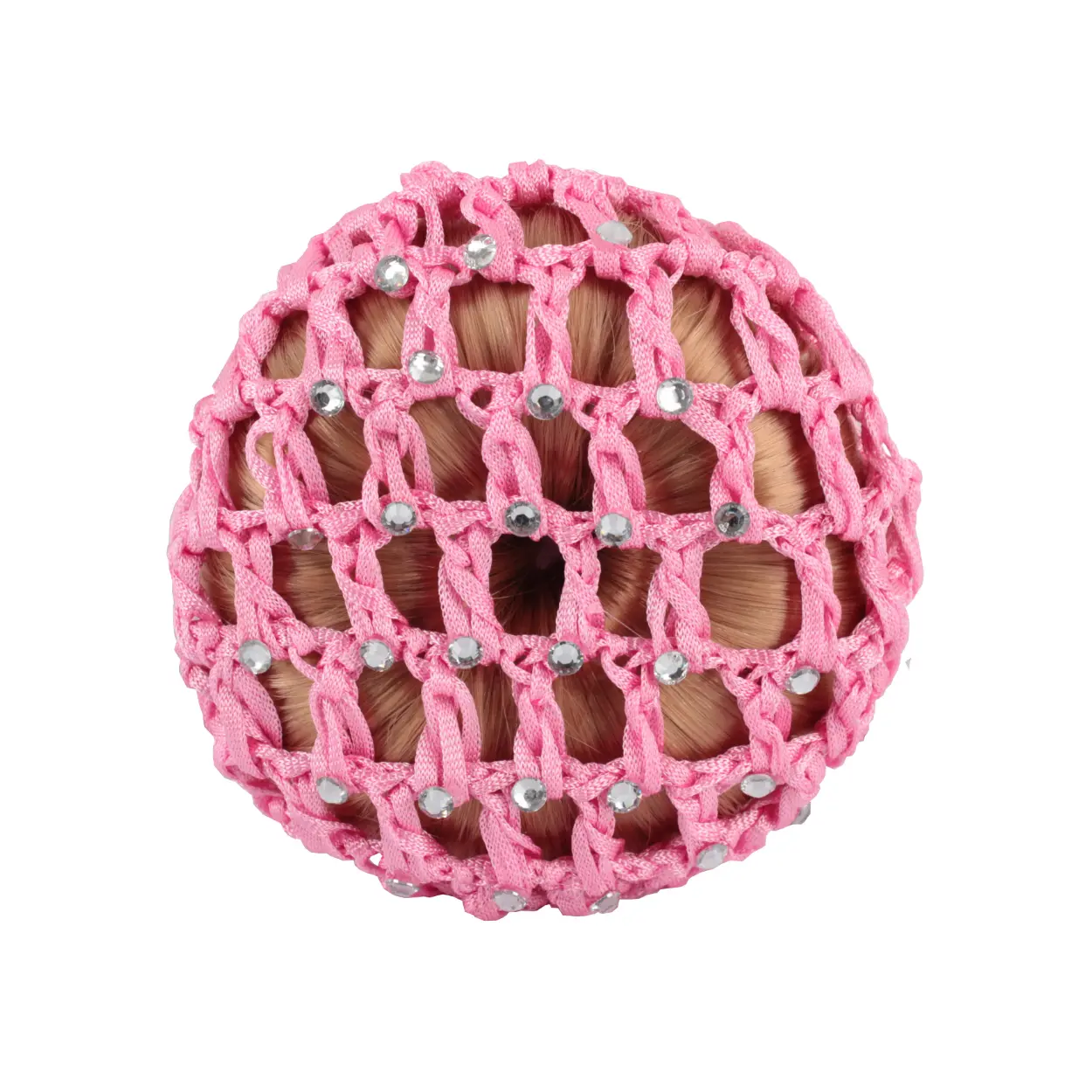 Horka Women's Rose Hair Net With Rhinestones Woman