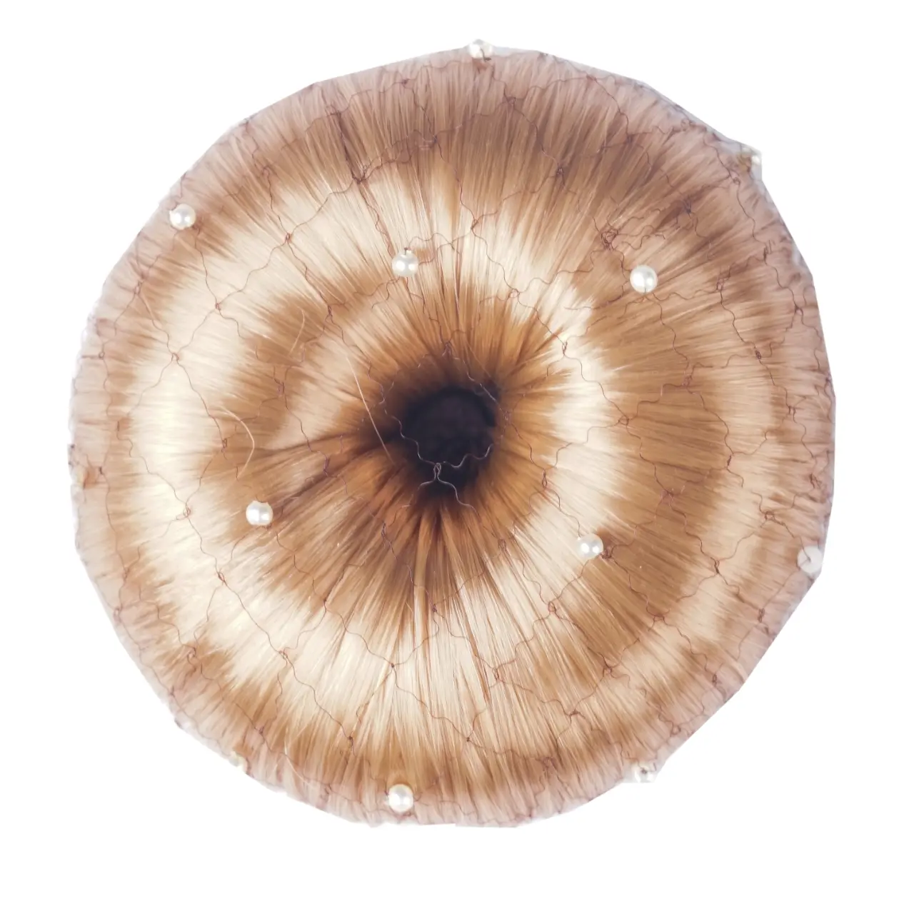Horka Women's Marron Hair Net Pearl