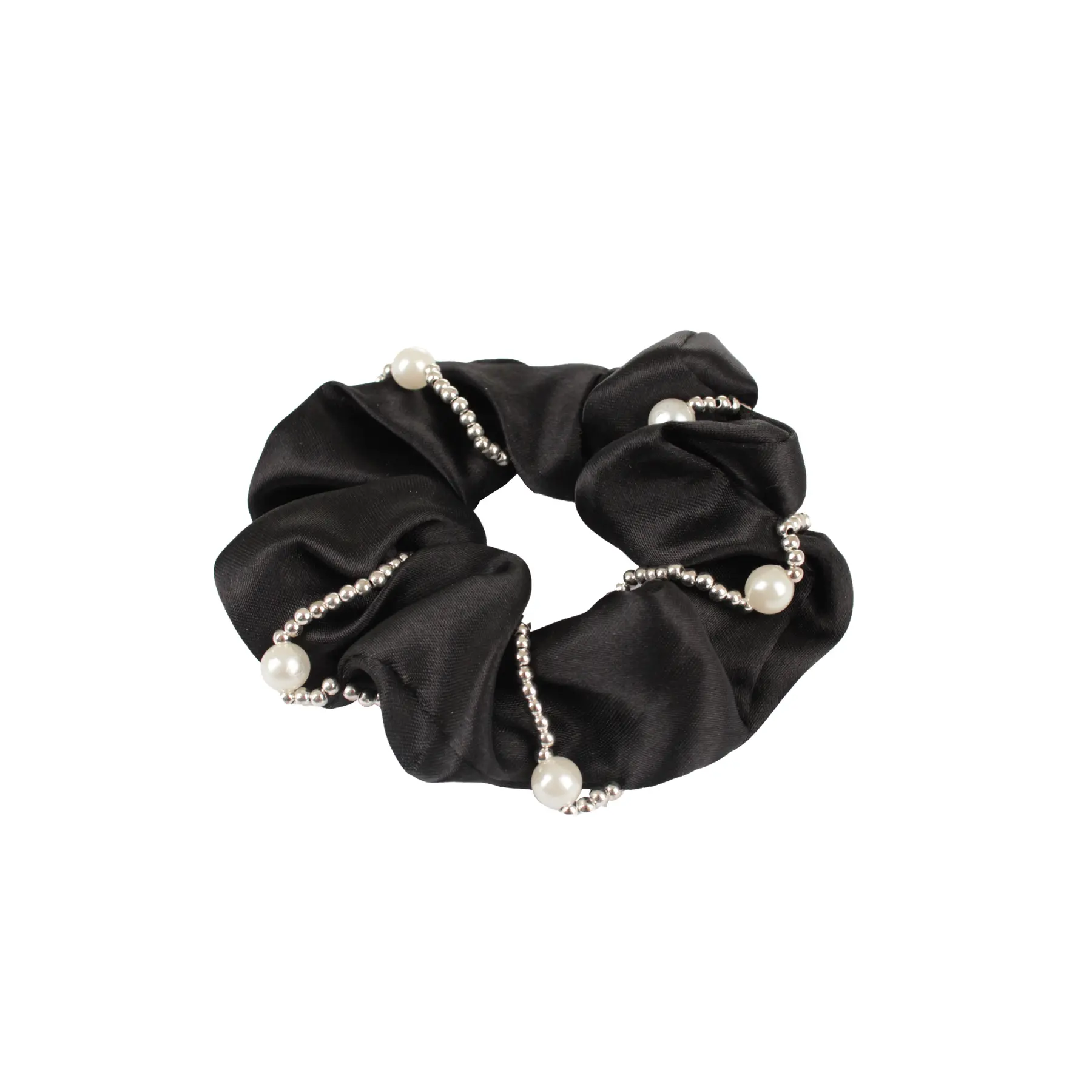 Horka Women's Noir Hair Elastics For Satin