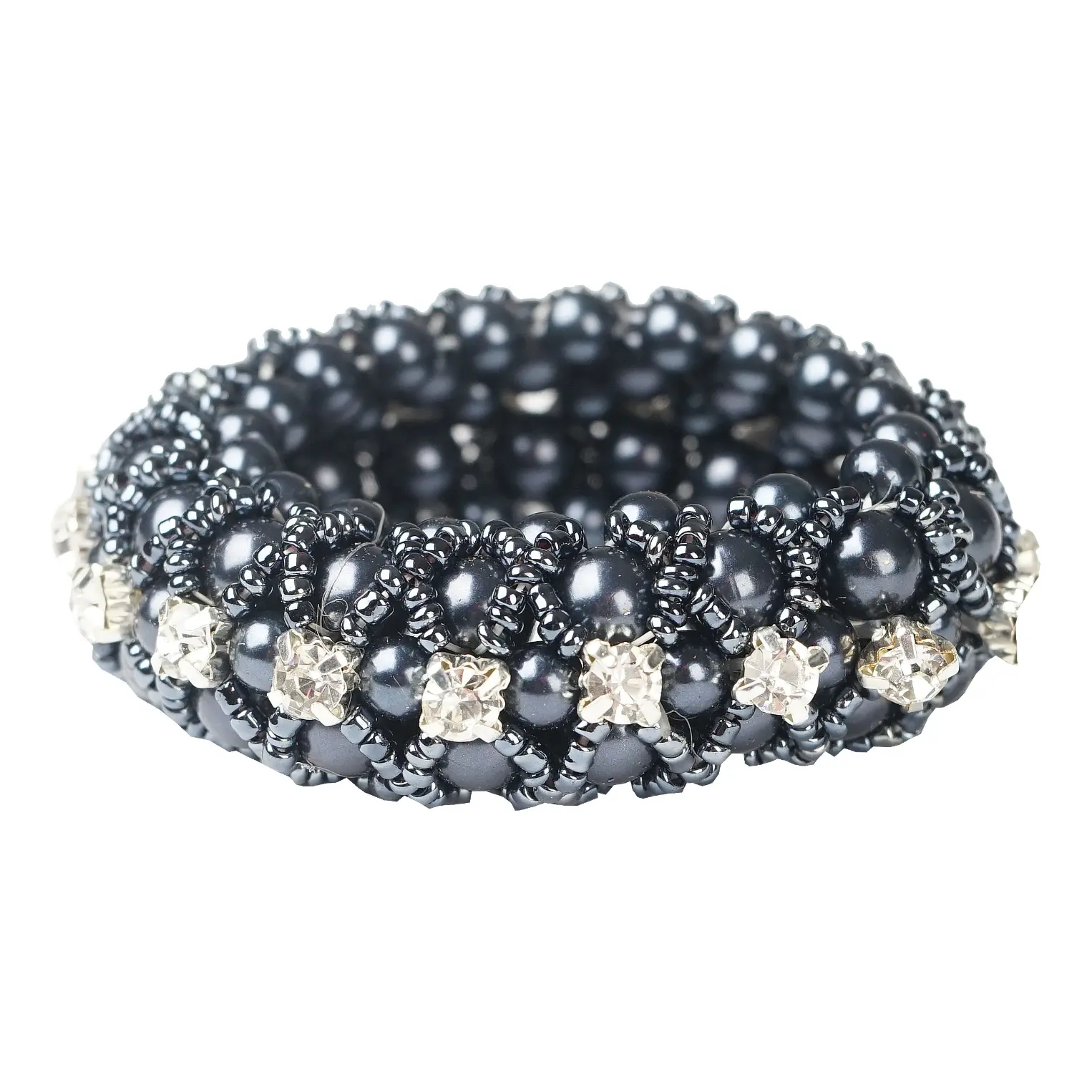 Horka Women's Bleu Elastic Hair Woman Pearl