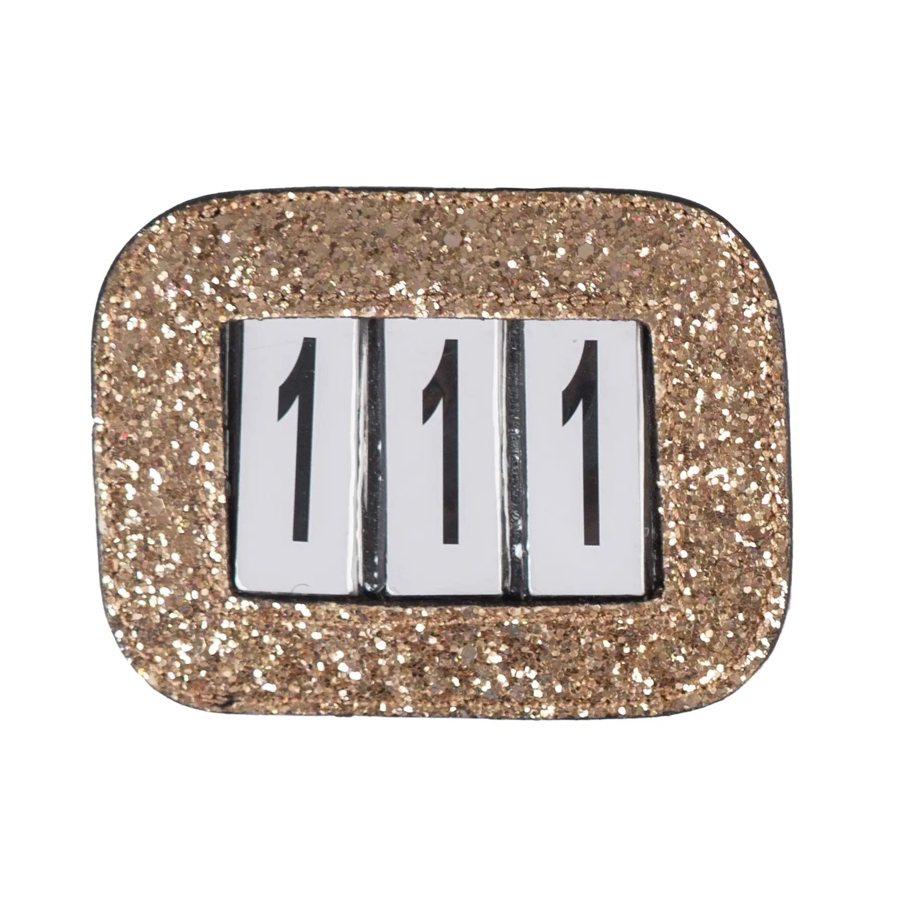 Porte numéro en paillettes Horka