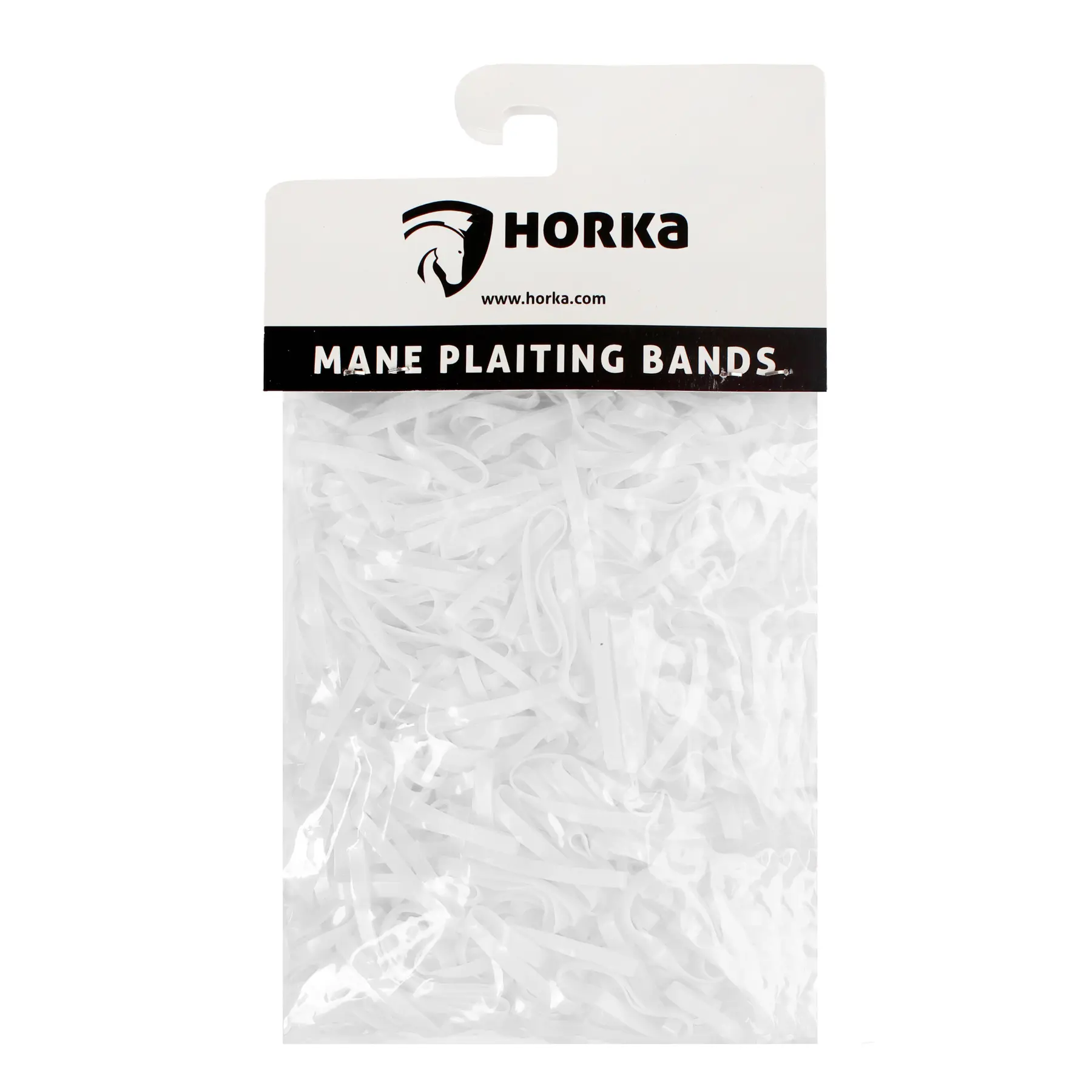 Horka Blanc Set Of 10 Elastic Bands To Braid