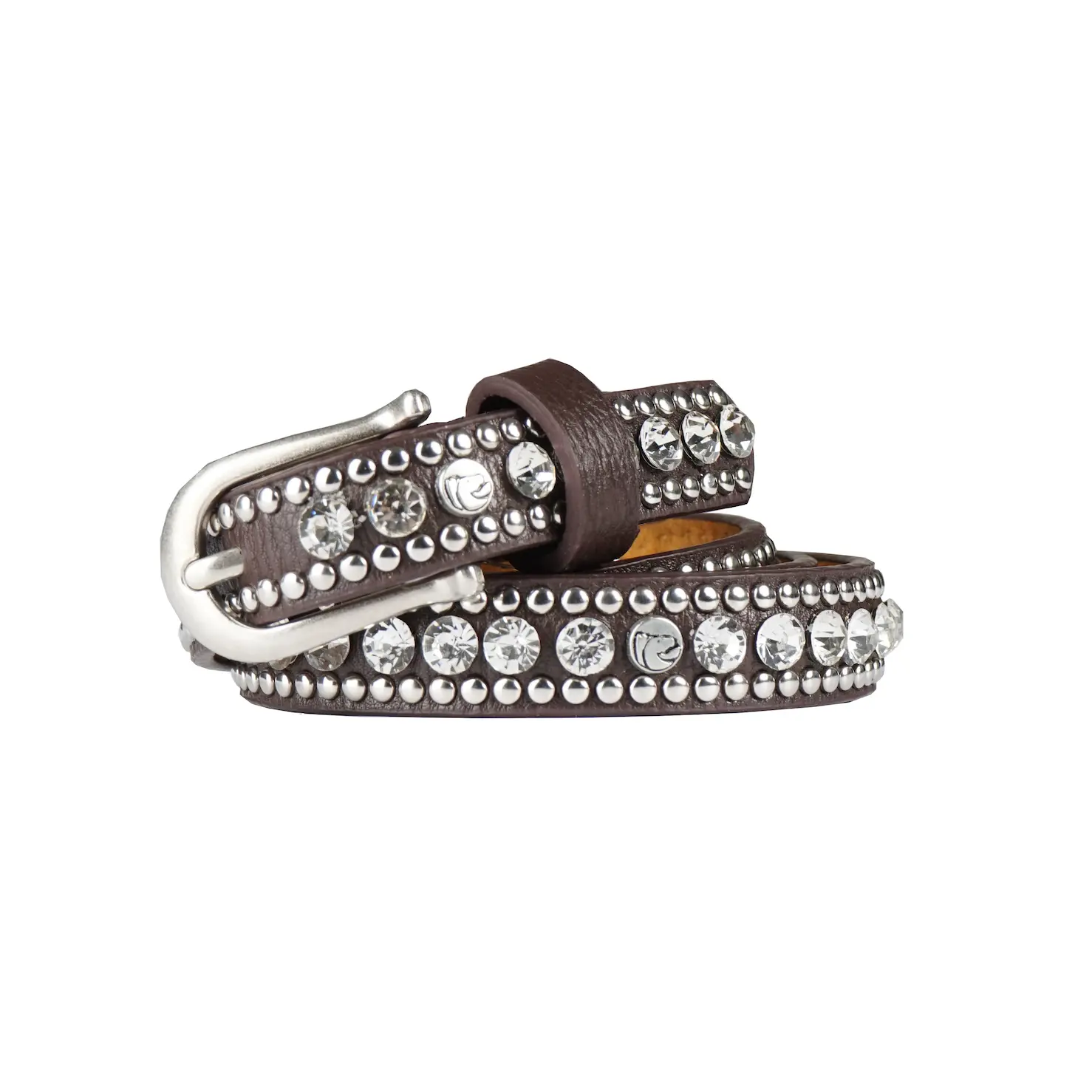 Horka Women's Marron Leather/Pu Belt For Expression