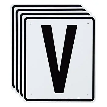 Horka Noir Set Of 4 Dressage Letter Plates
