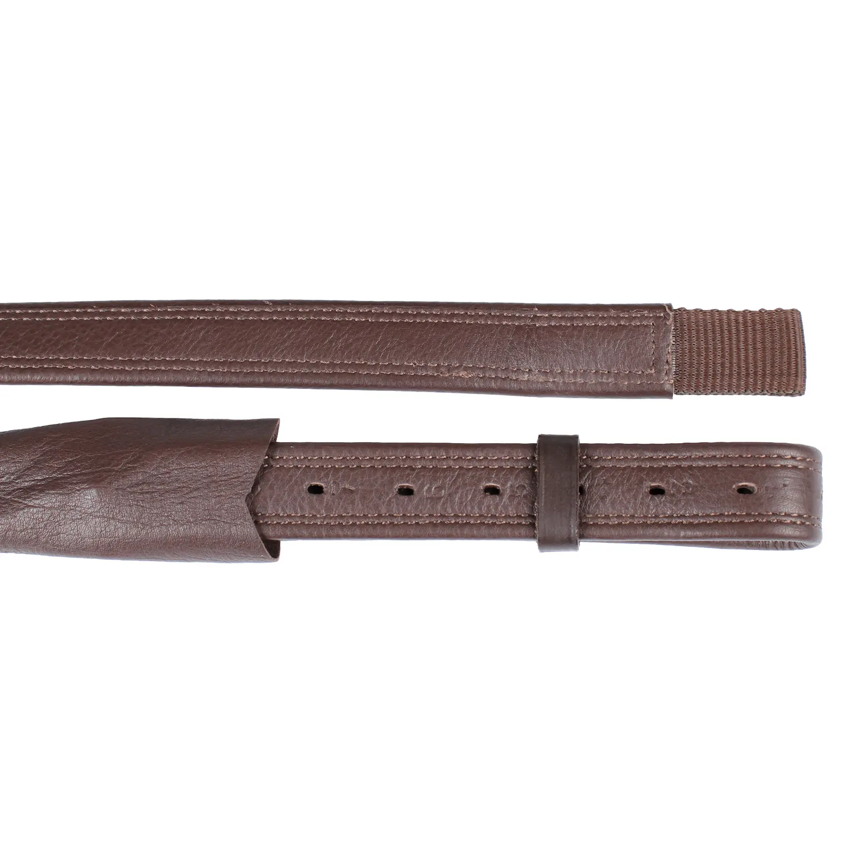Horka Marron Stirrup Leathers Dressage Nylon Core