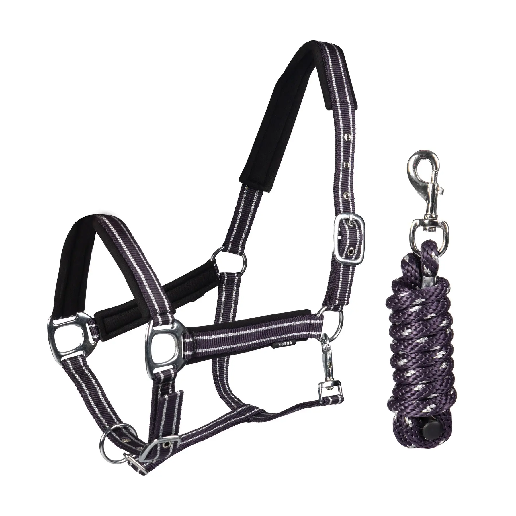 Meilleurs prix pour Ensemble licol et longe pour cheval Horka Deluxe