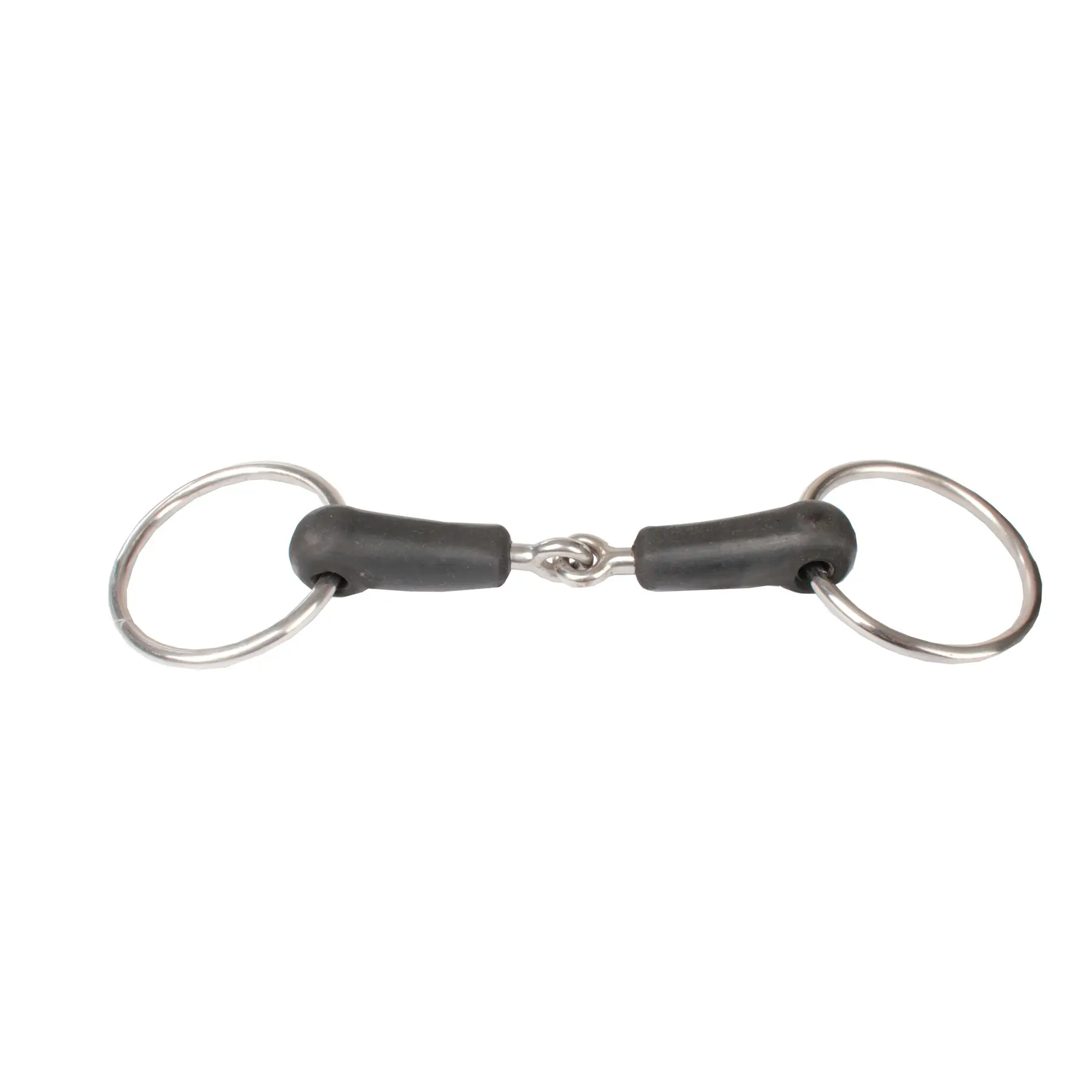Meilleurs prix pour Mors 2 anneaux pour cheval avec joint articulé caoutchouc Horka