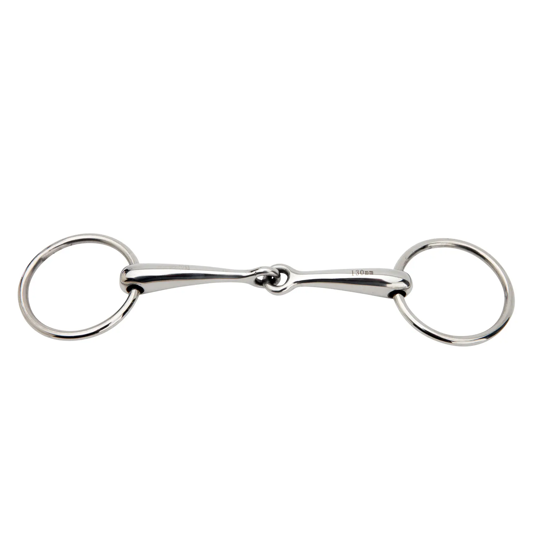 Meilleurs prix pour Mors 2 anneaux pour cheval avec joint articulé acier inoxydable Horka