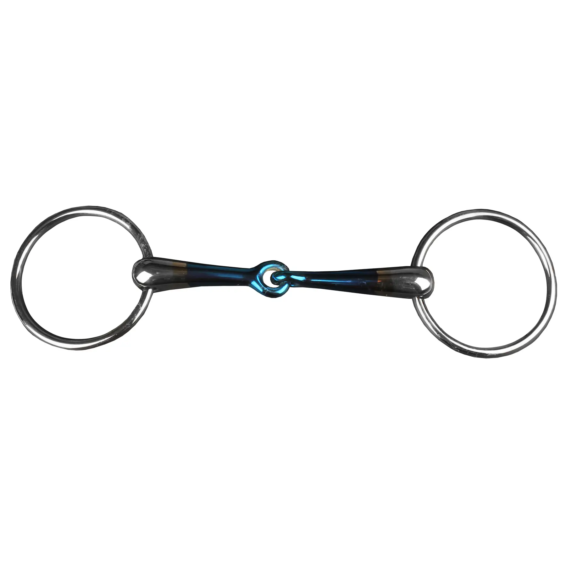 Comparer les prix de Mors 2 anneaux pour cheval avec joint articulé fer doux Horka
