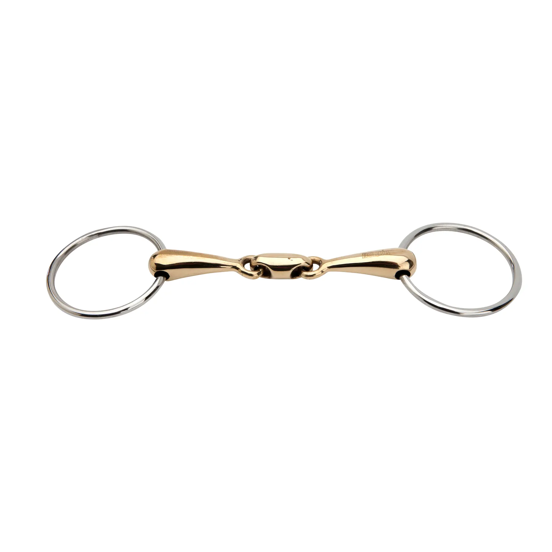 Comparer les prix de Mors 2 anneaux pour cheval double joint gb Horka