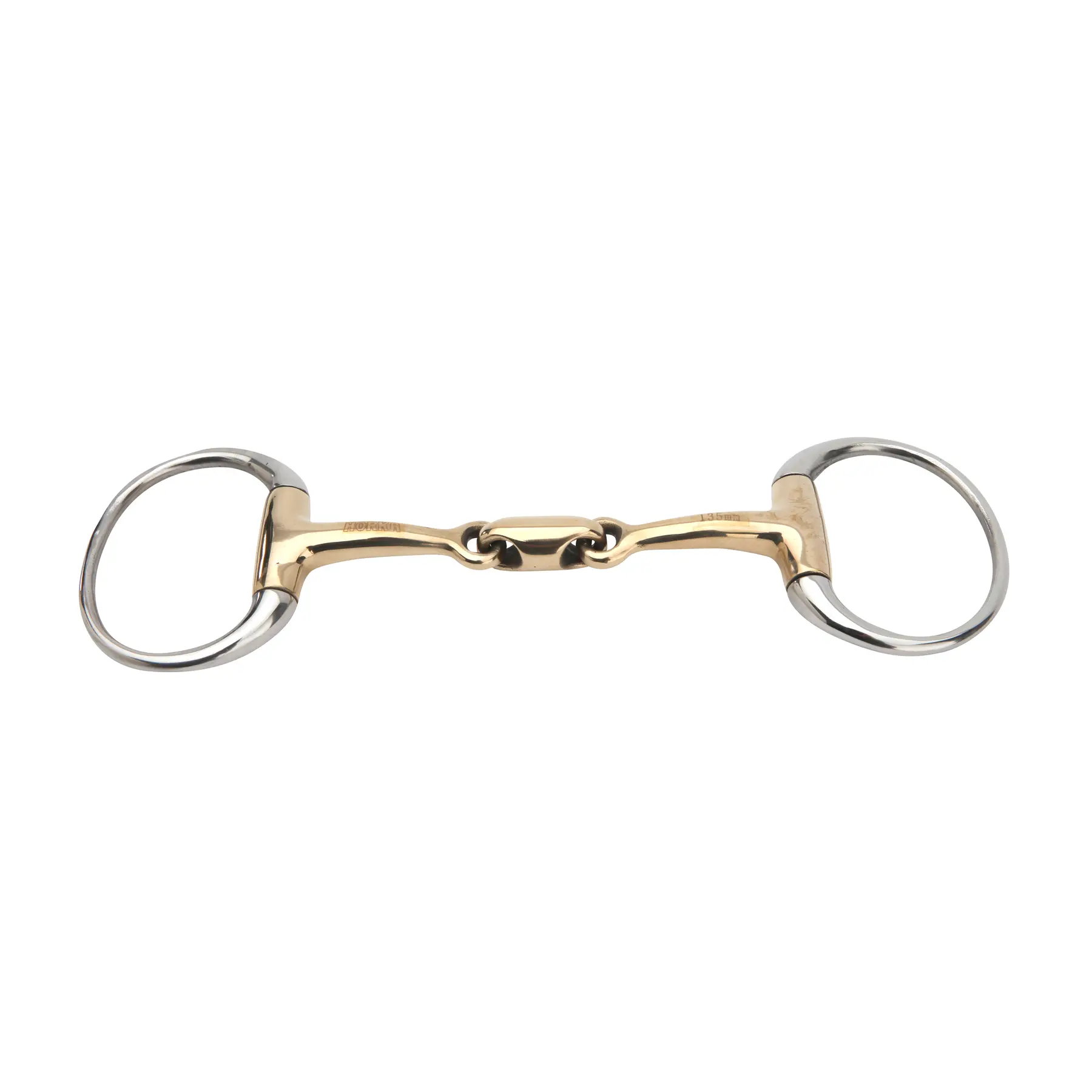 Horka Doré Two-Ring Snaffle Bit With Double Joint Gb