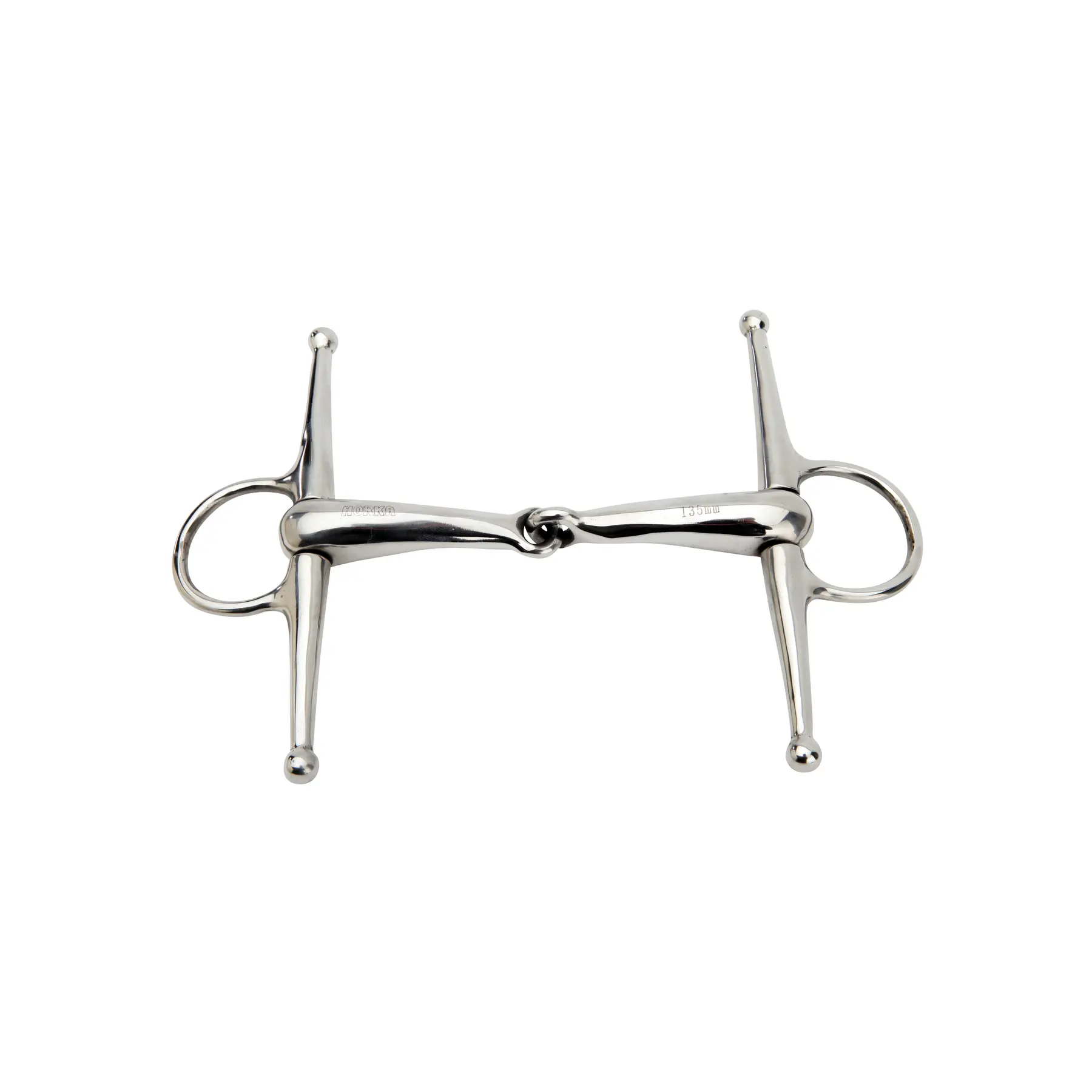 Comparer les prix de Mors aiguille pour cheval à joue pleine avec joint articulé en inox Horka
