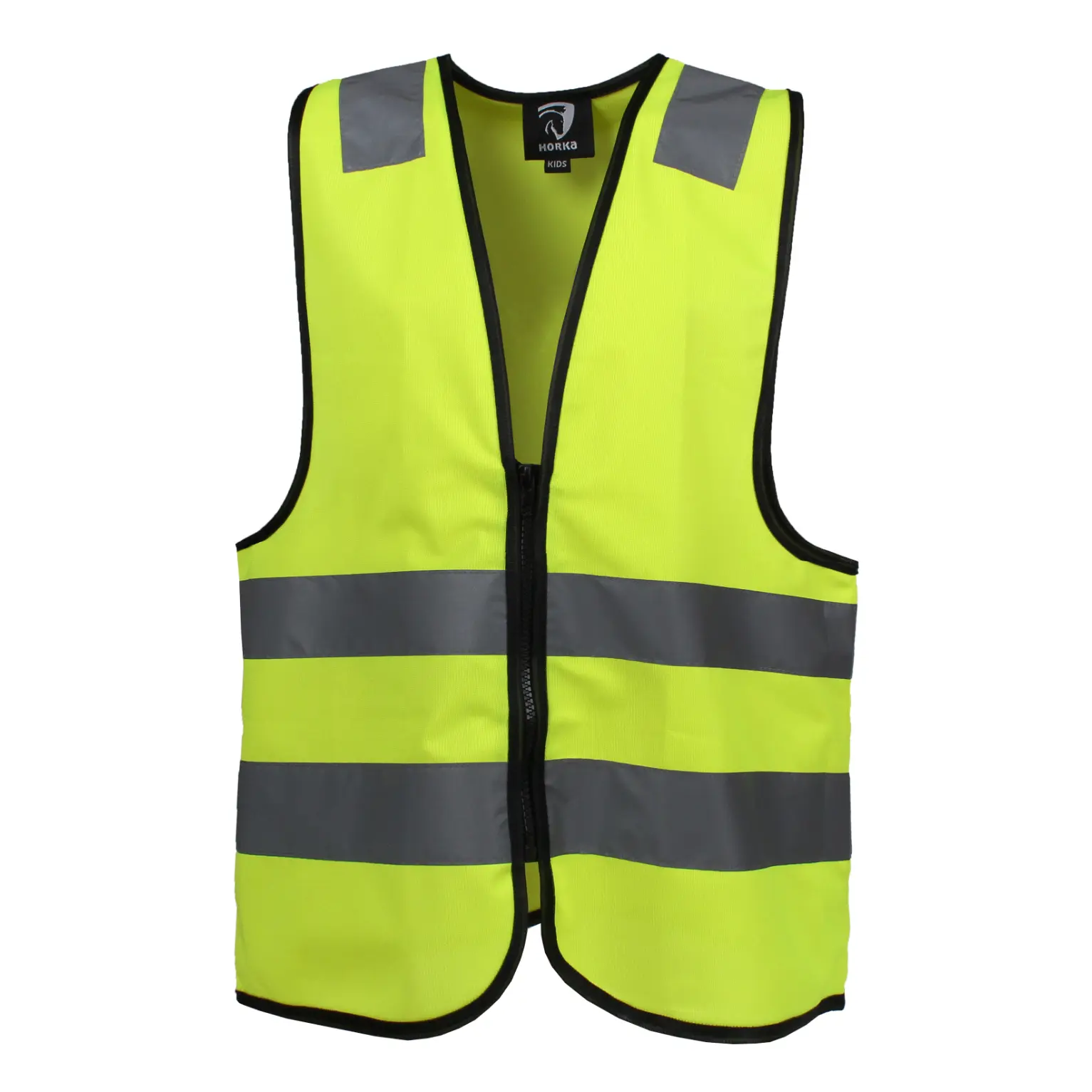 Comparer les prix de Gilet avec zip fluoressents et refléchissant Horka