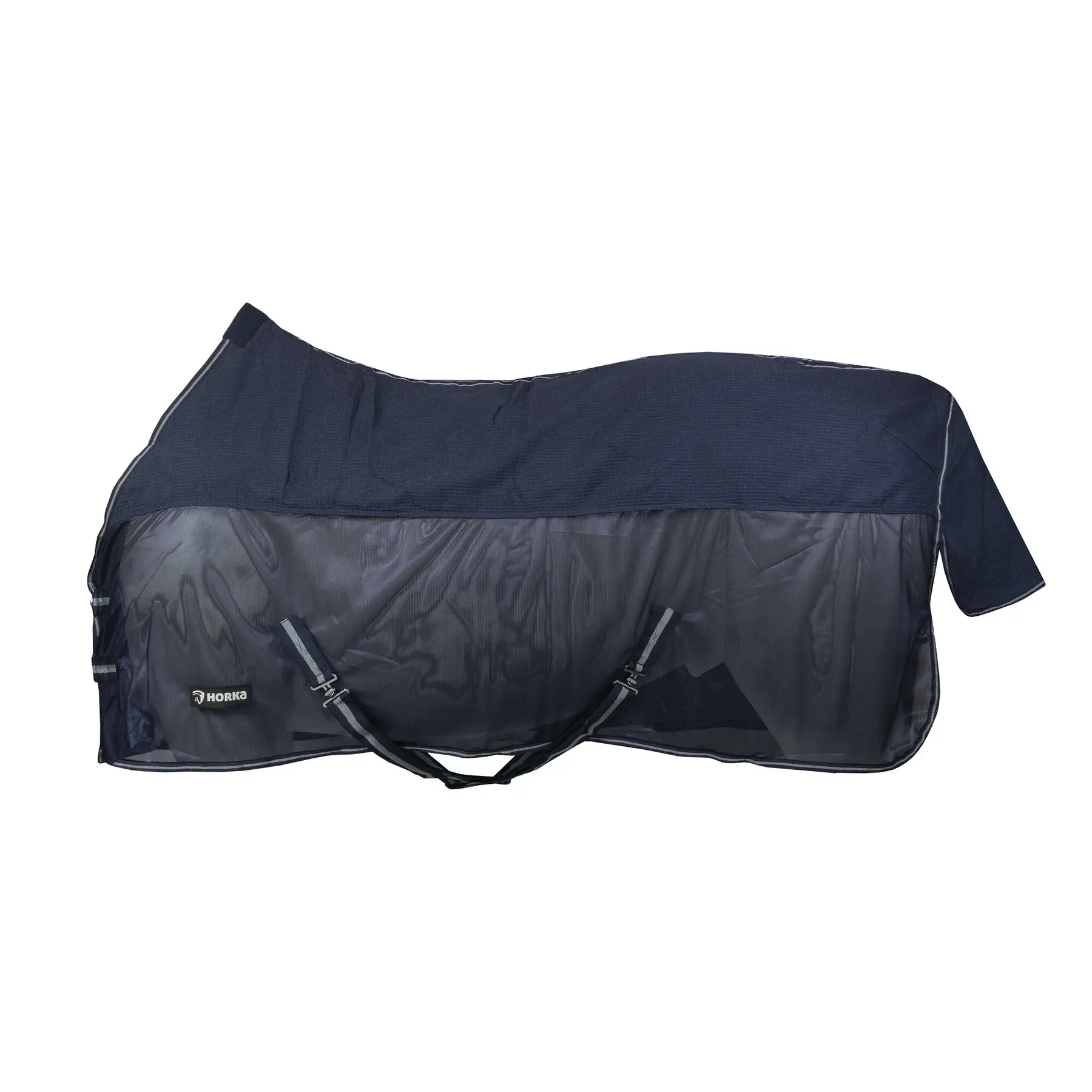 Comparer les prix de Couverture séchante pour cheval combi gauffre coton-maille Horka