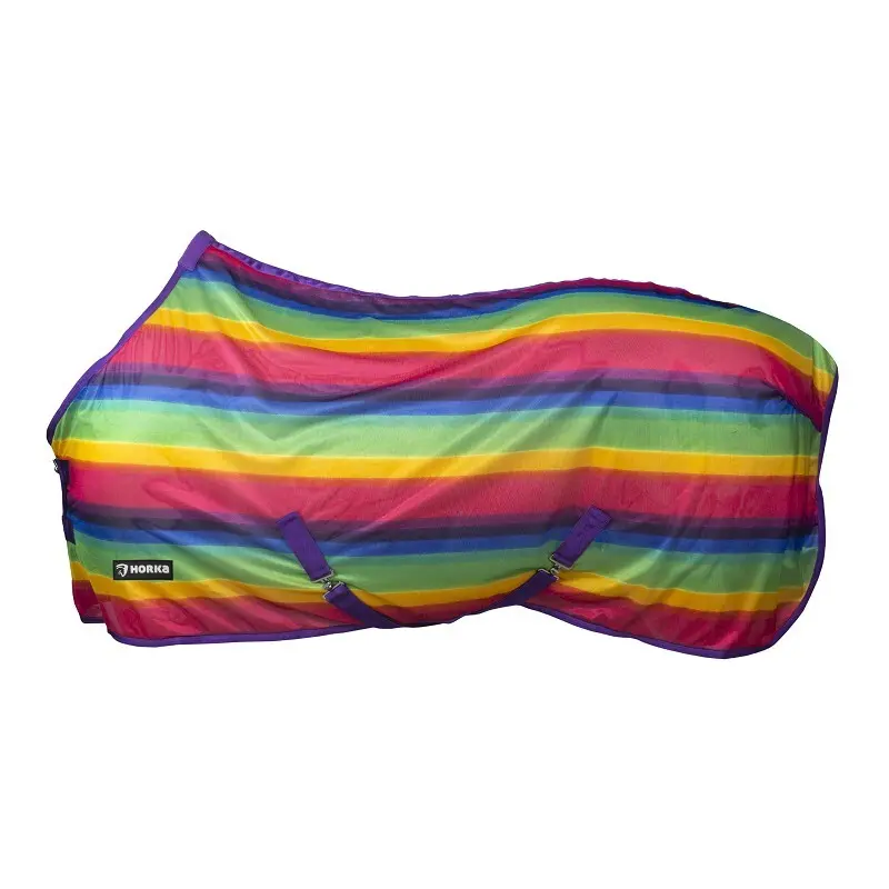 Meilleurs prix pour Couverture anti-mouches pour cheval avec print Horka 150 g