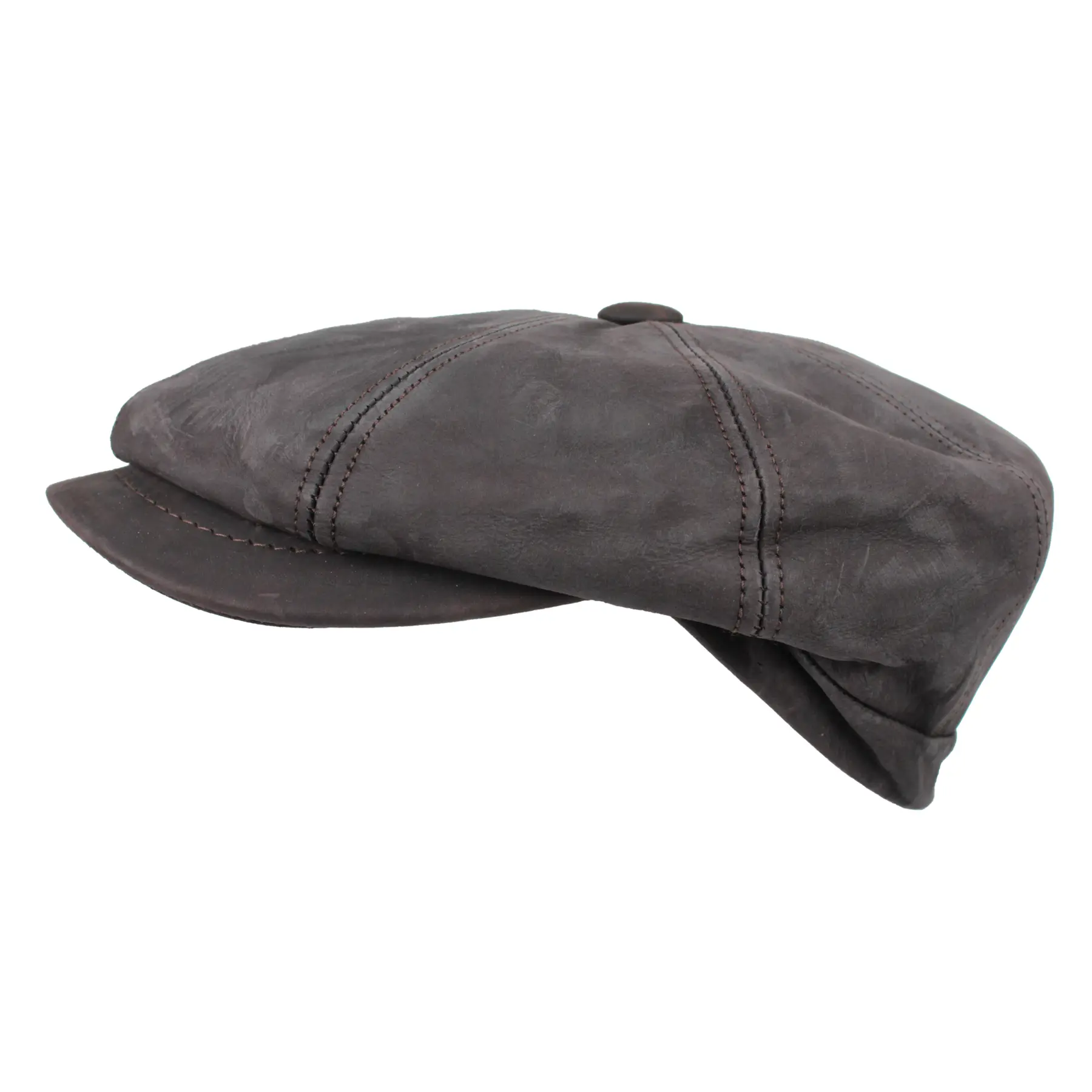 Comparer les prix de Casquette à bouton cuir nappa Horka