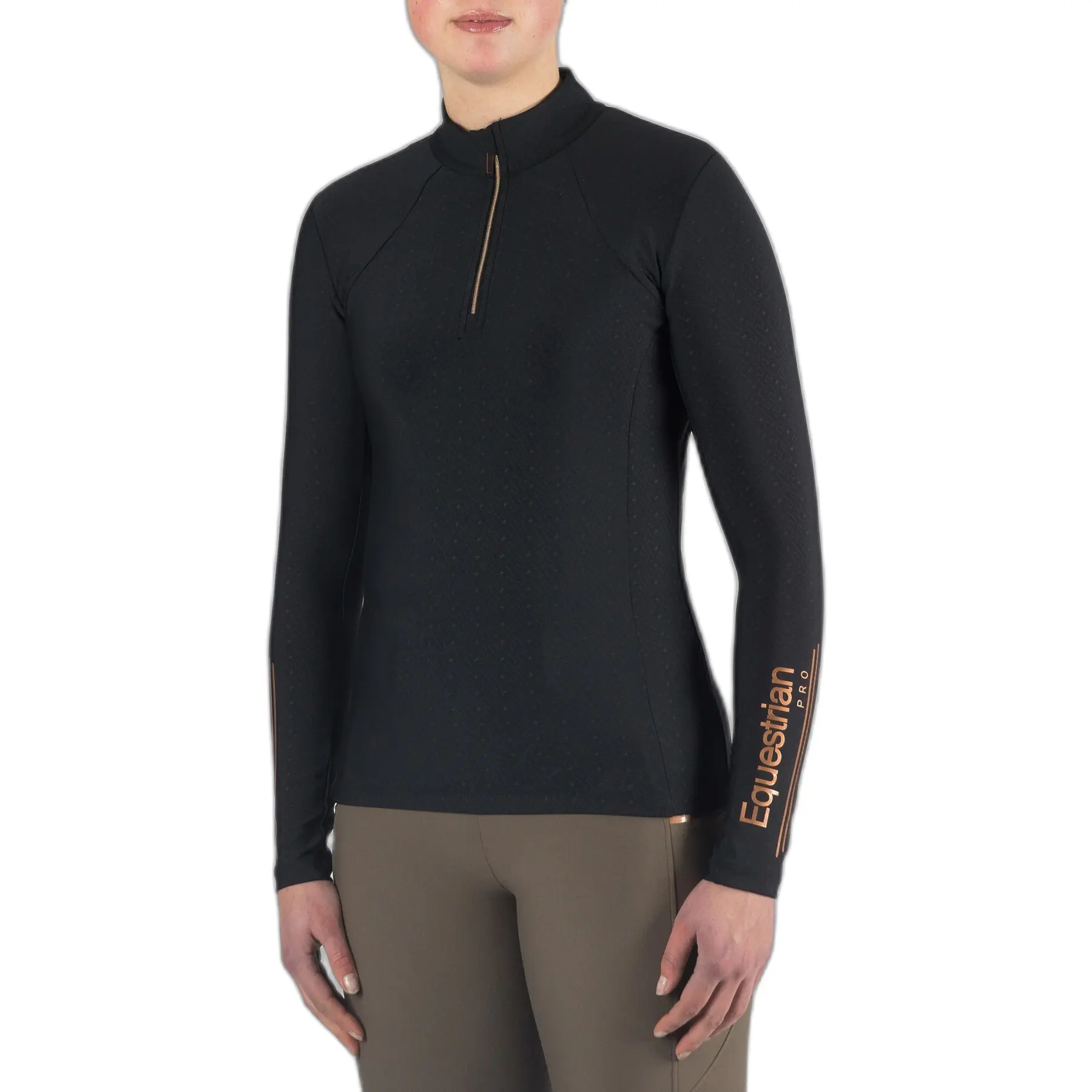 Comparer les prix de Polo technique équitation manches longues femme Horka Luxury EP