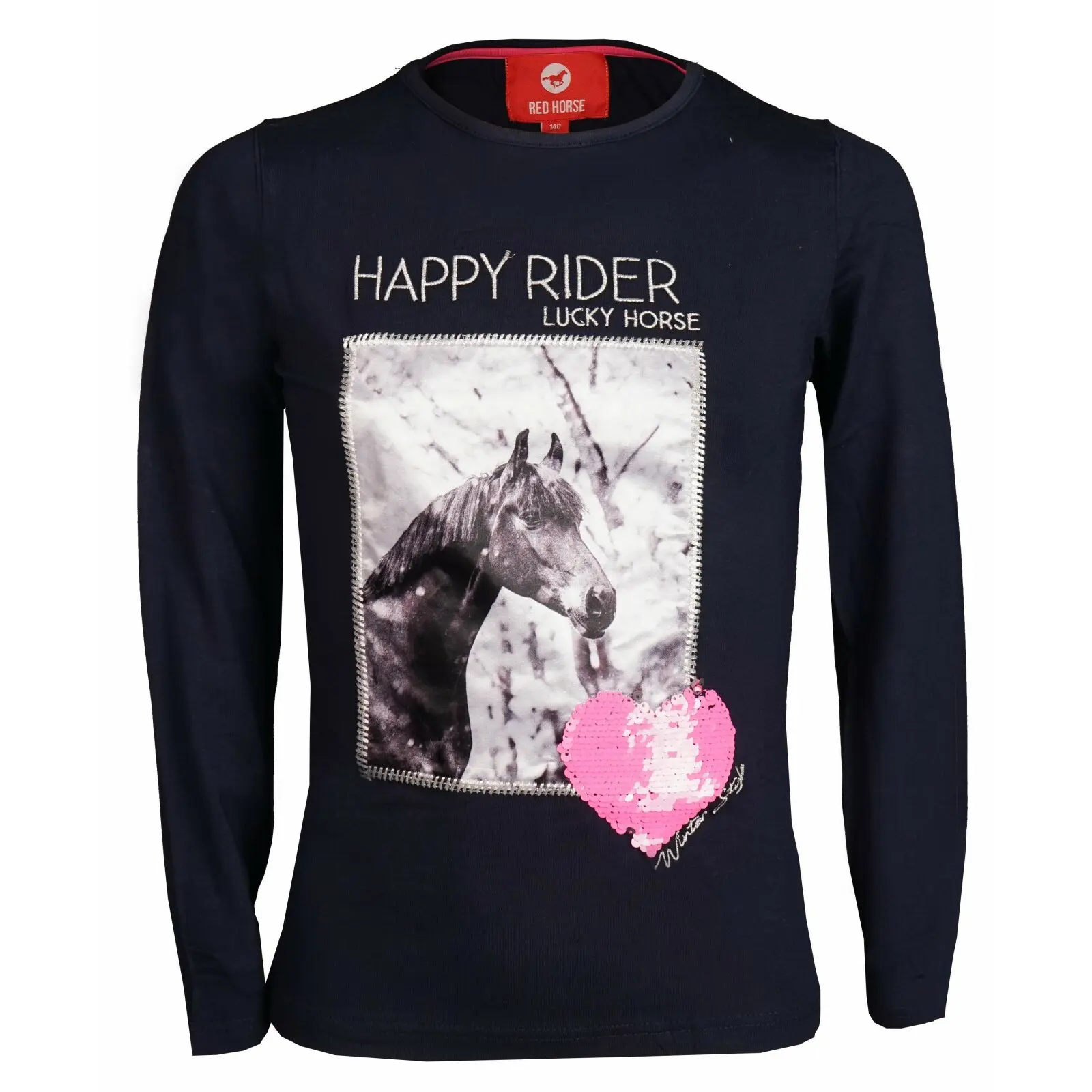 Meilleurs prix pour T-shirt manches longues fille Red Horse Fame