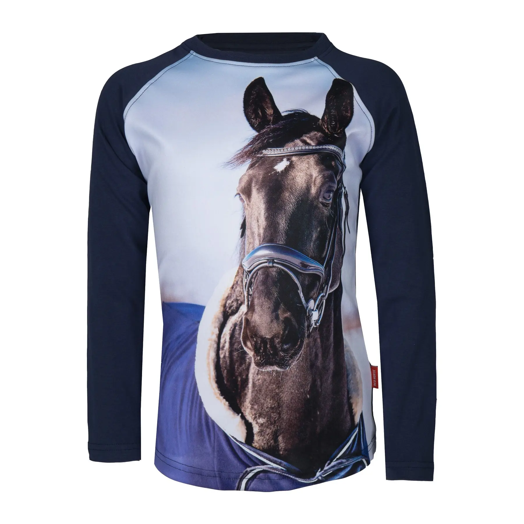 Langarmshirt Red Horse Pixel FW22