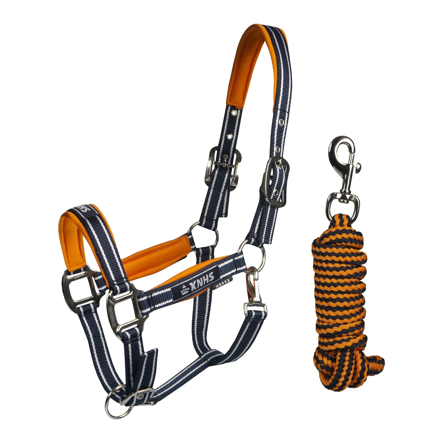 Horka Bleu Halter And Lead Rope Set For Horse Knhs