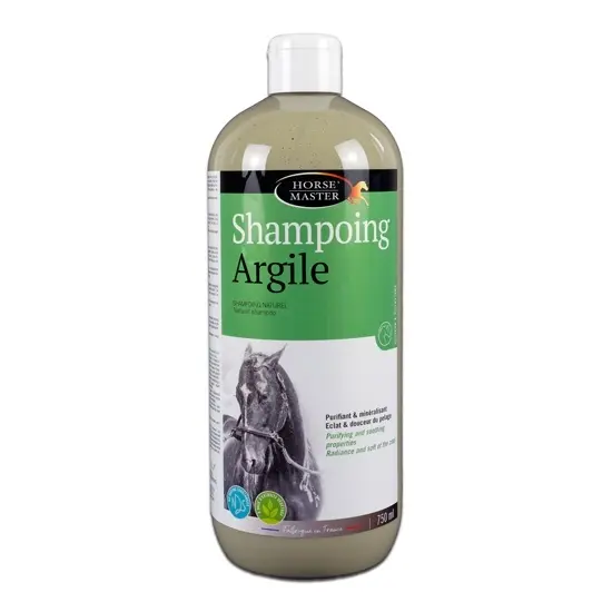 Comparer les prix de Shampoing pour cheval Horse Master Argile 750 ml
