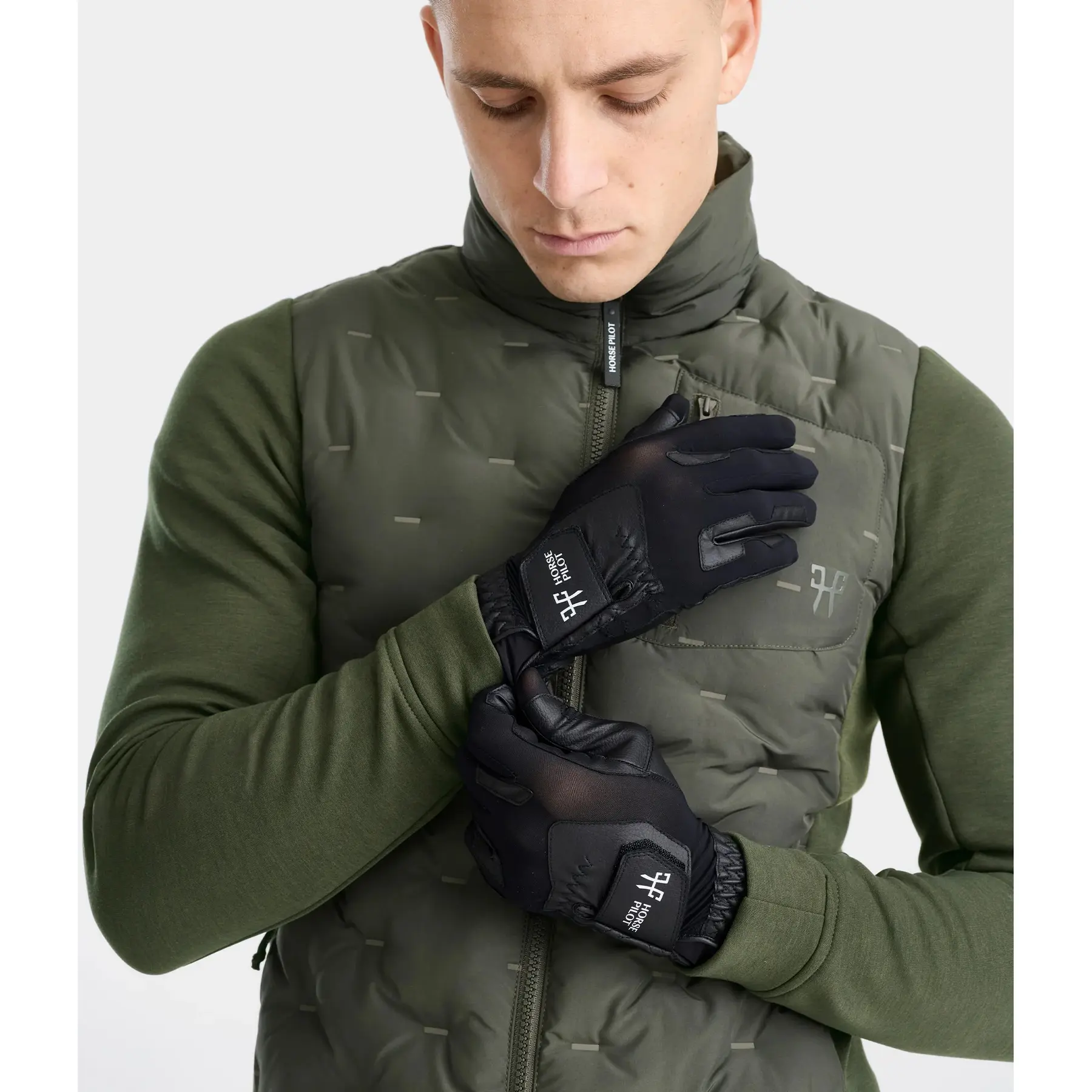Gants de concours en cuir Horse Pilot