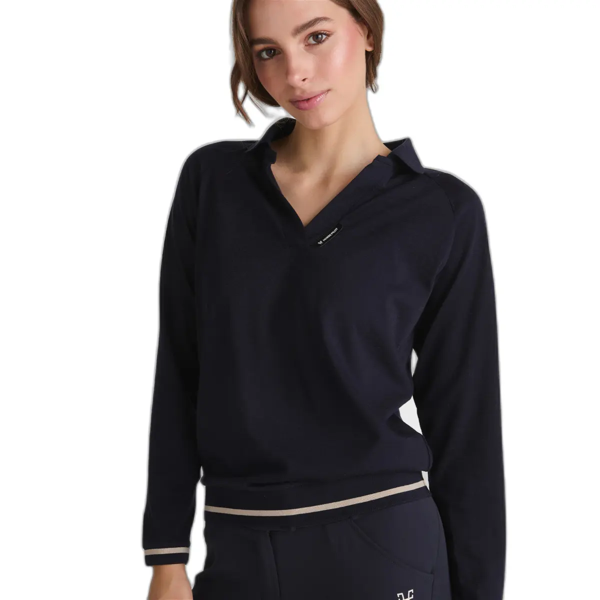 Meilleurs prix pour Polo d'équitation manches longues femme Horse Pilot Merinos