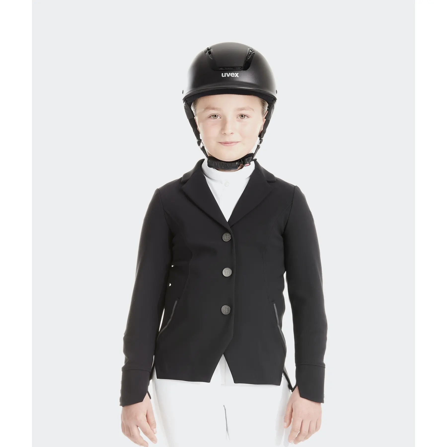 Horse Pilot Girls Noir Riding Jacket Aerotech