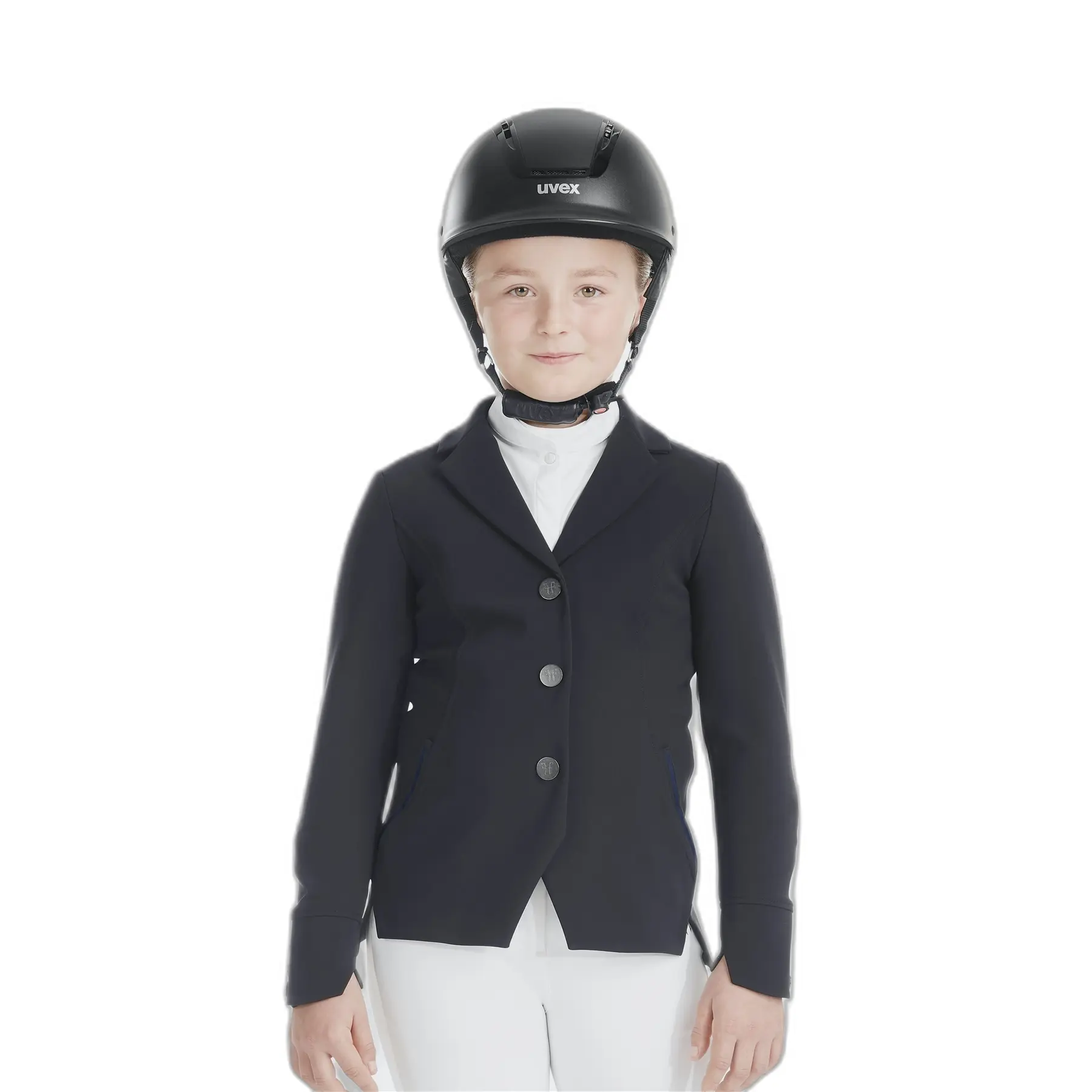 Horse Pilot Girls Bleu Riding Jacket Aerotech