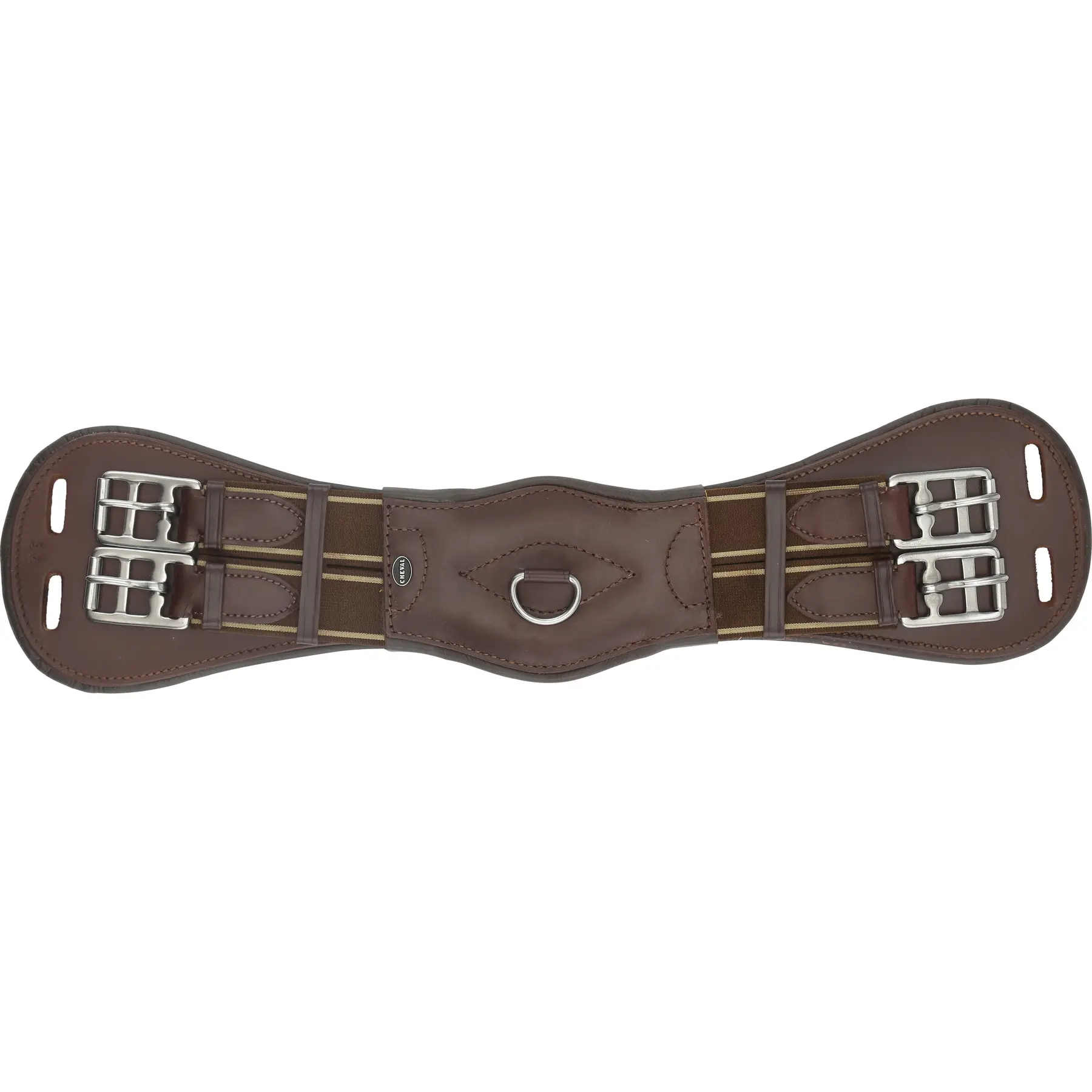 Horseguard Marron Riding Dressage Girth With Elastic Band