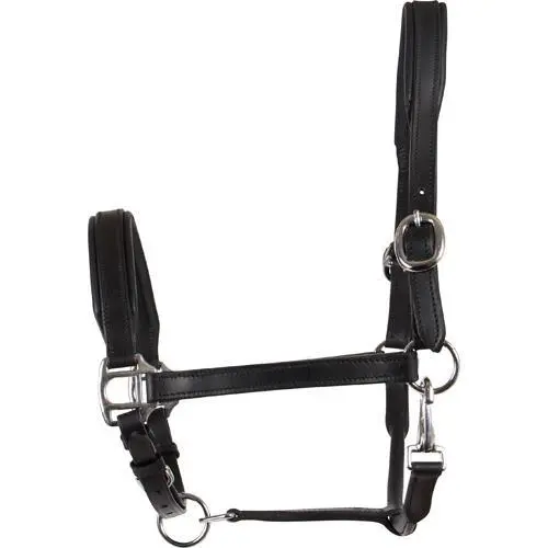 Horseguard Noir Leather Halter For Horses