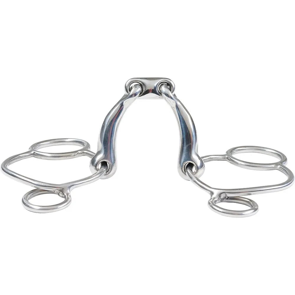 Comparer les prix de Mors 2 anneaux pour cheval curve HorseGuard Universal