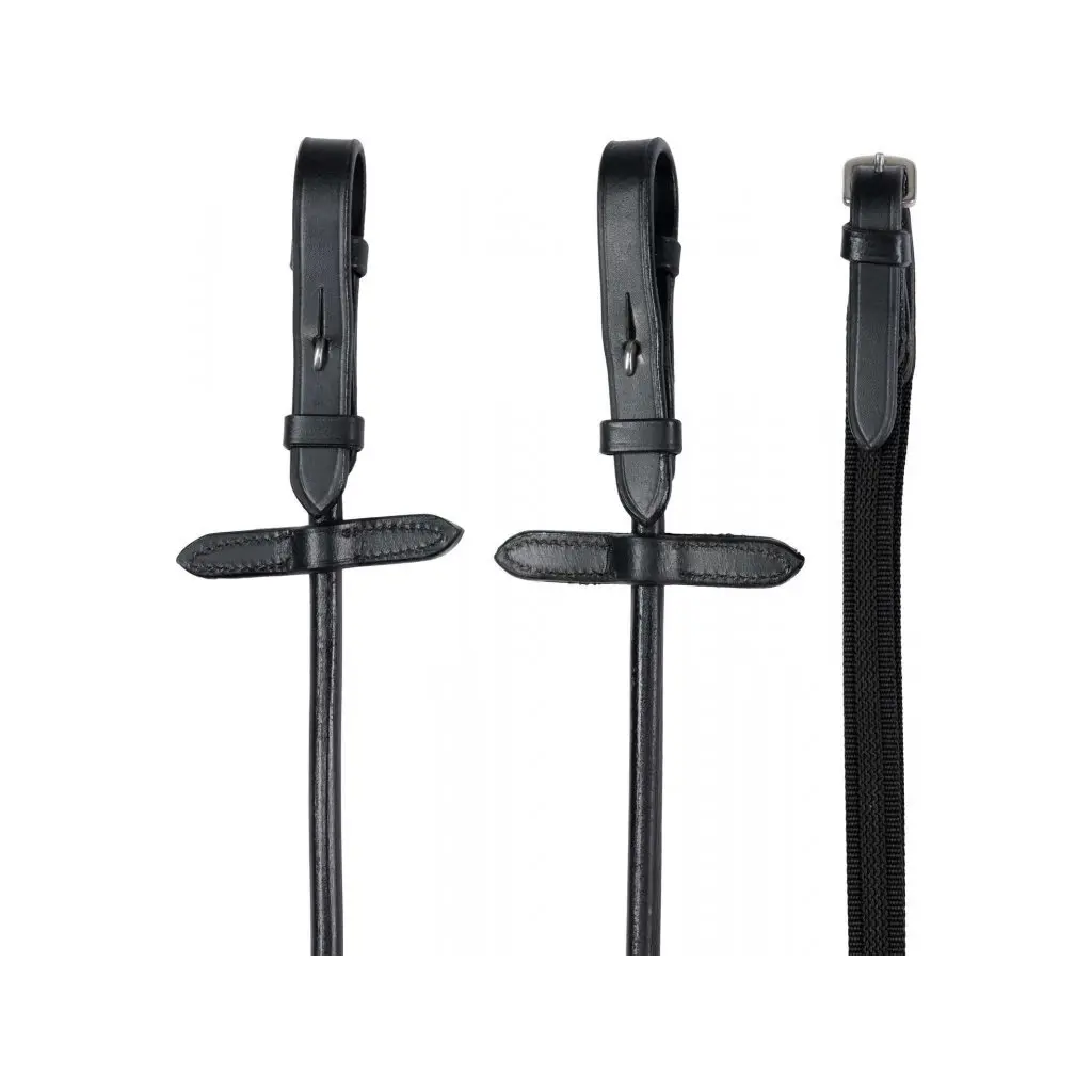 Rênes pour cheval supergrip cousues rondes HorseGuard