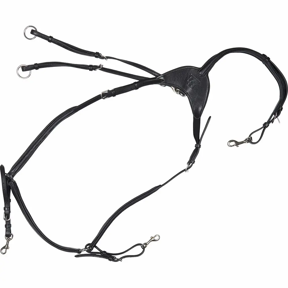 Horseguard Marron Breastplate With Martingale Dian