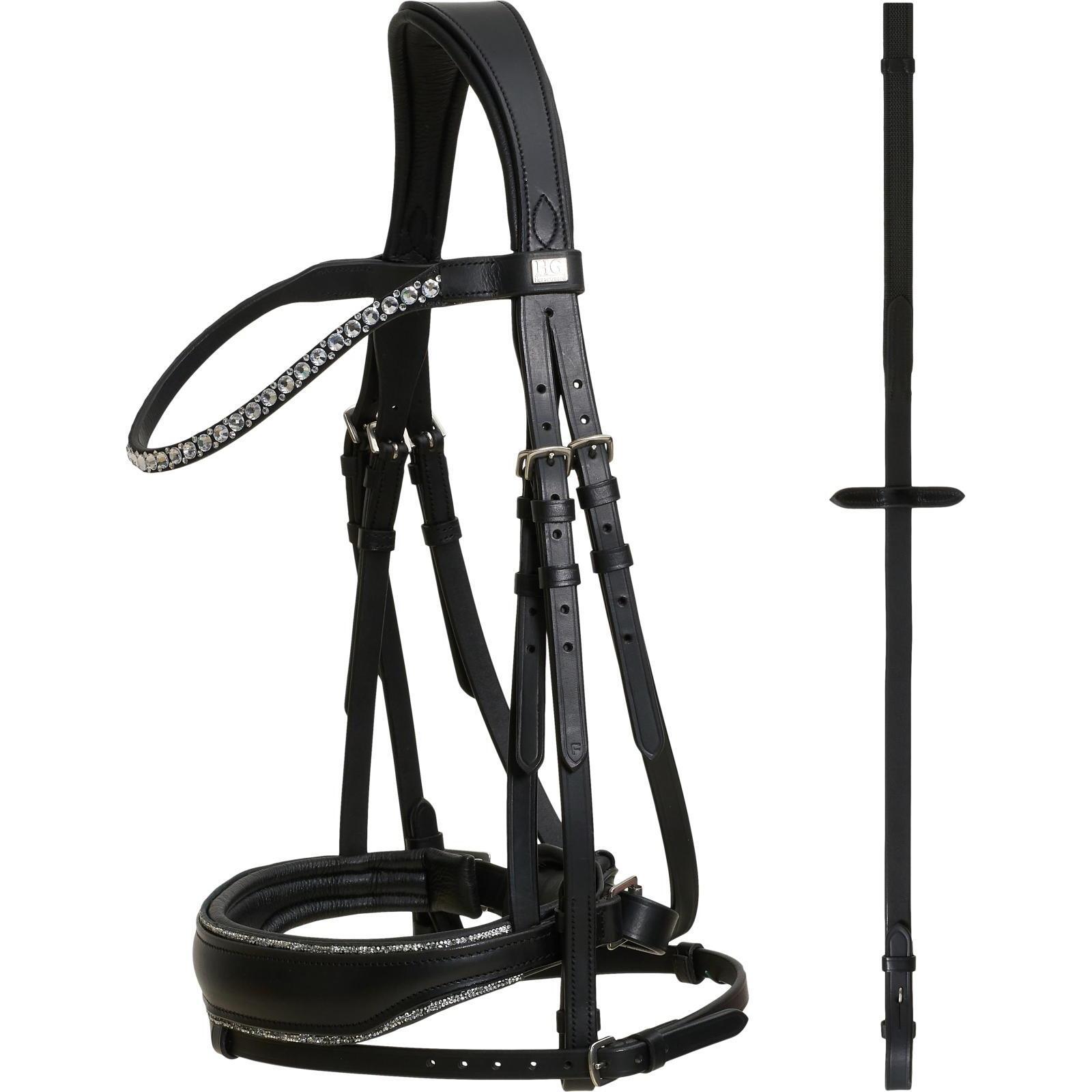 Comparer les prix de Bridons équitation pour poney HorseGuard Cryll 23.2 Crystal